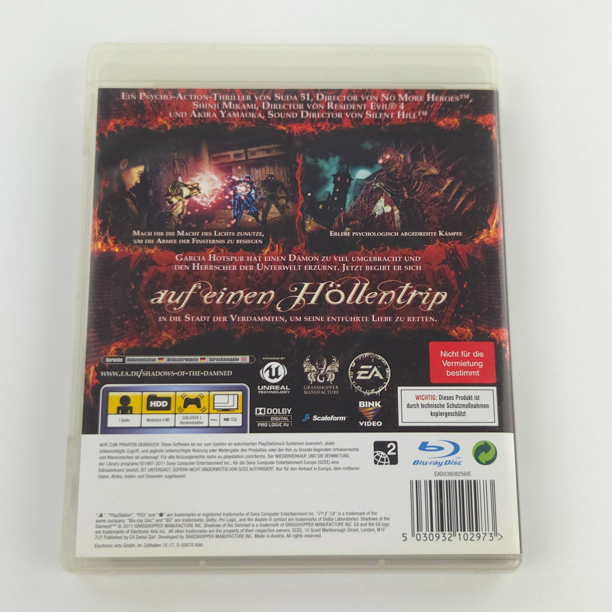 Playstation 3 Spiel Shadow of the Damned OVP