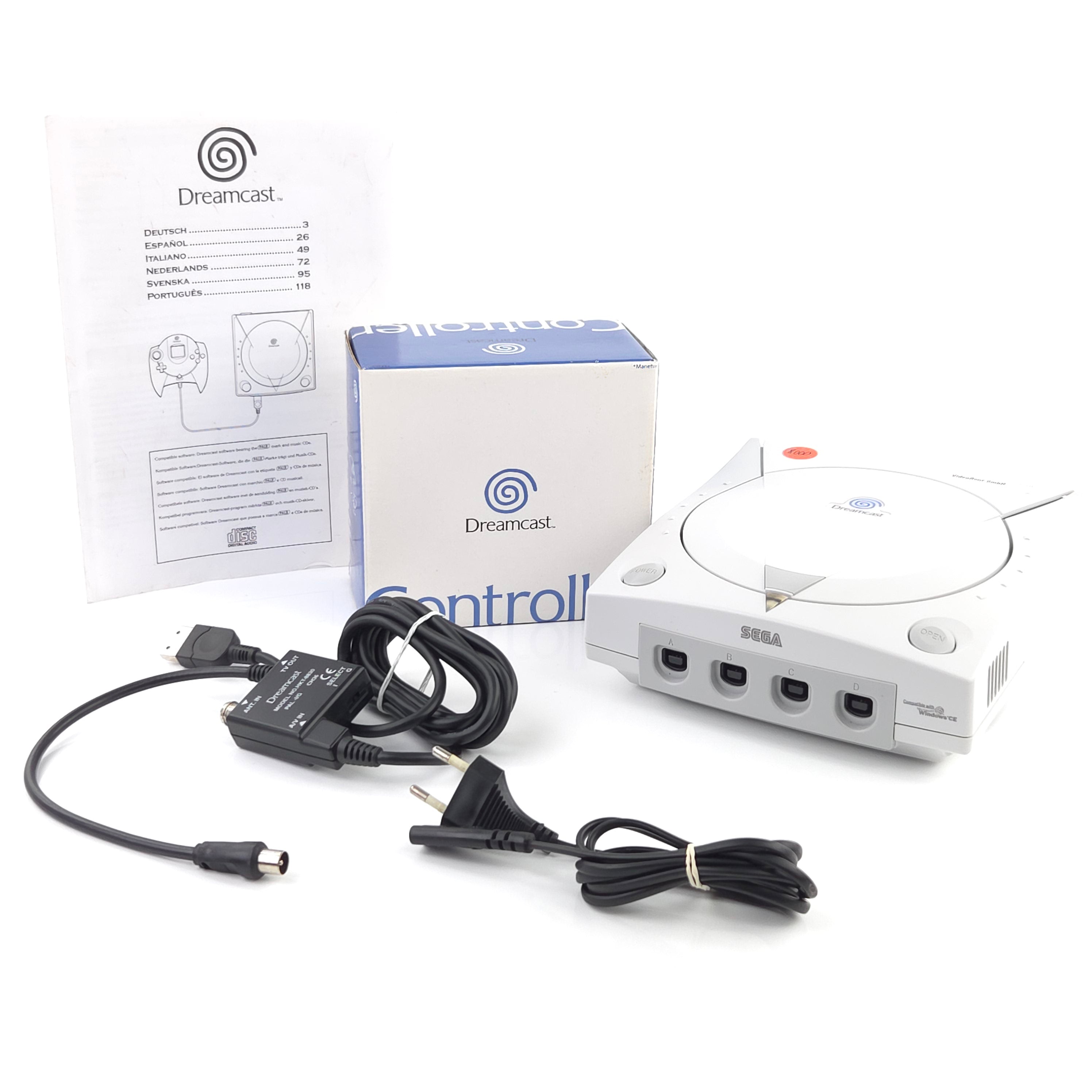 Sega Dreamcast Konsole OVP Controller PAL