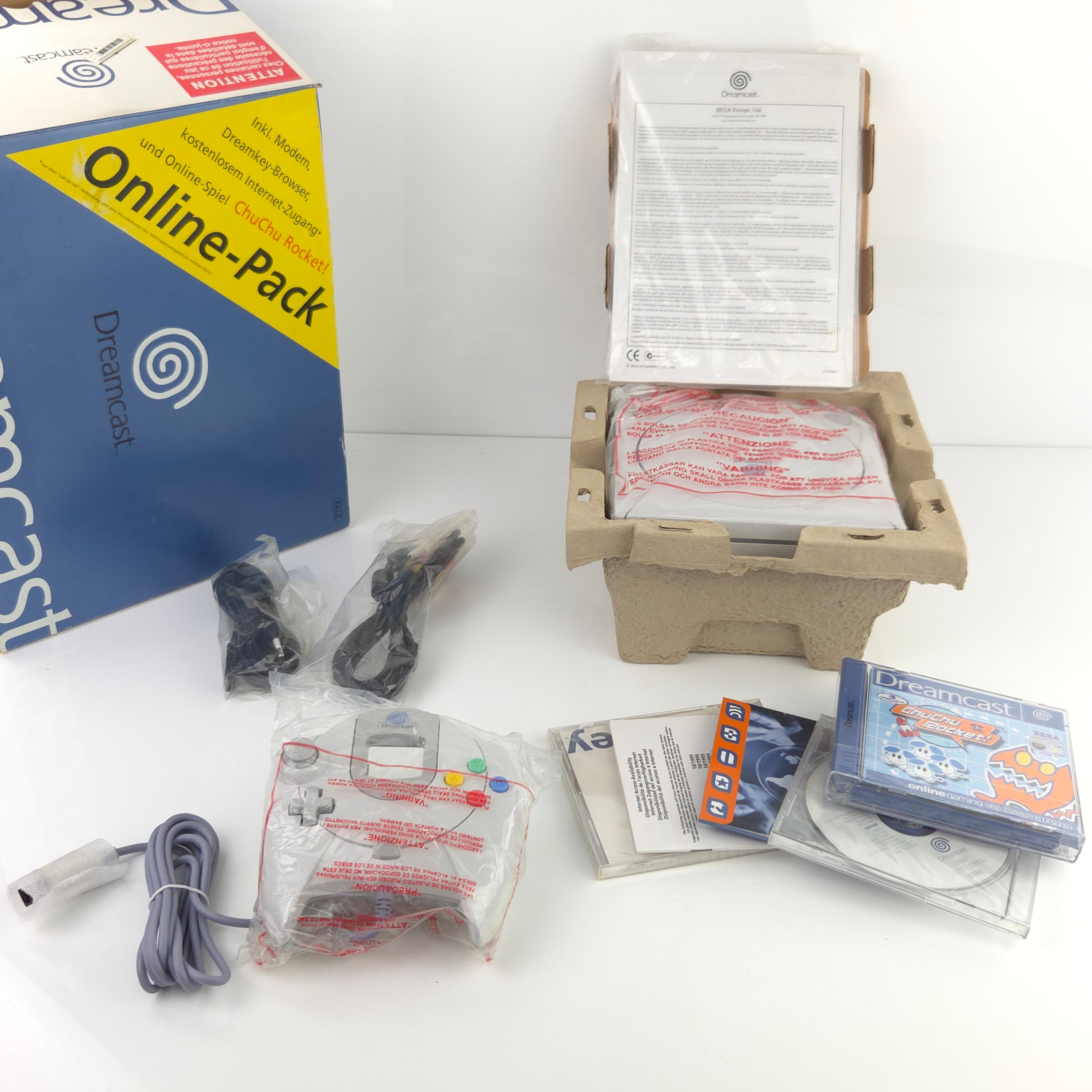 Sega Dreamcast Konsole OVP Neu Un benutzt