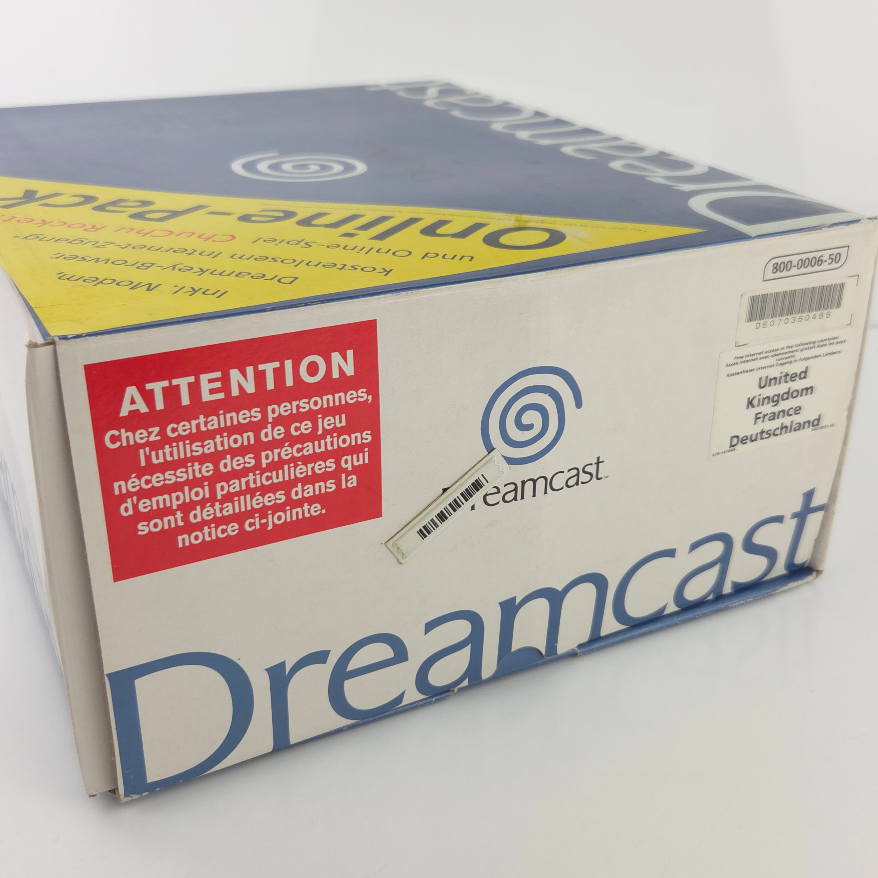 Sega Dreamcast Konsole OVP Neu Un benutzt