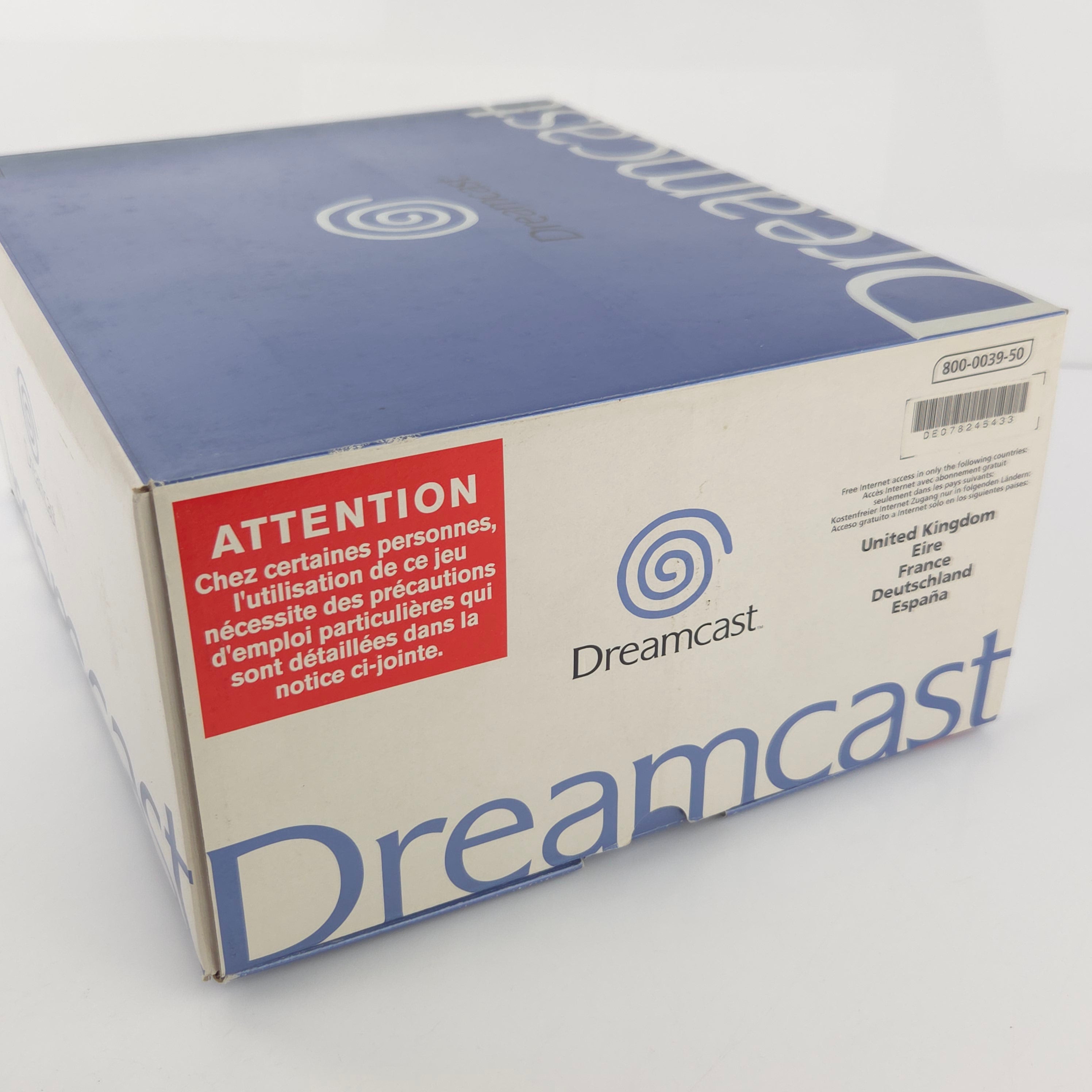Sega Dreamcast Konsole OVP gelb PAL gebraucht