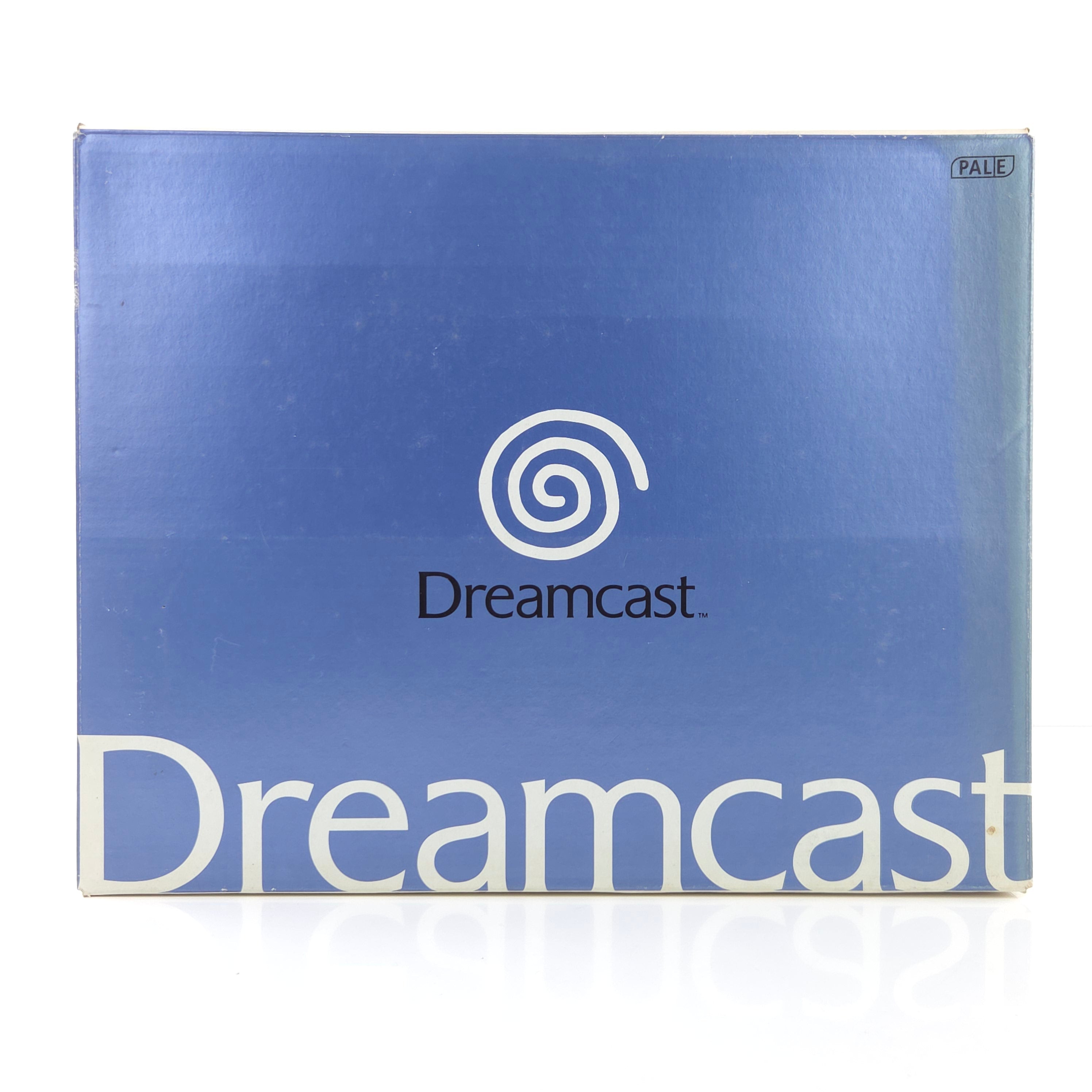 Sega Dreamcast Konsole OVP gelb PAL gebraucht