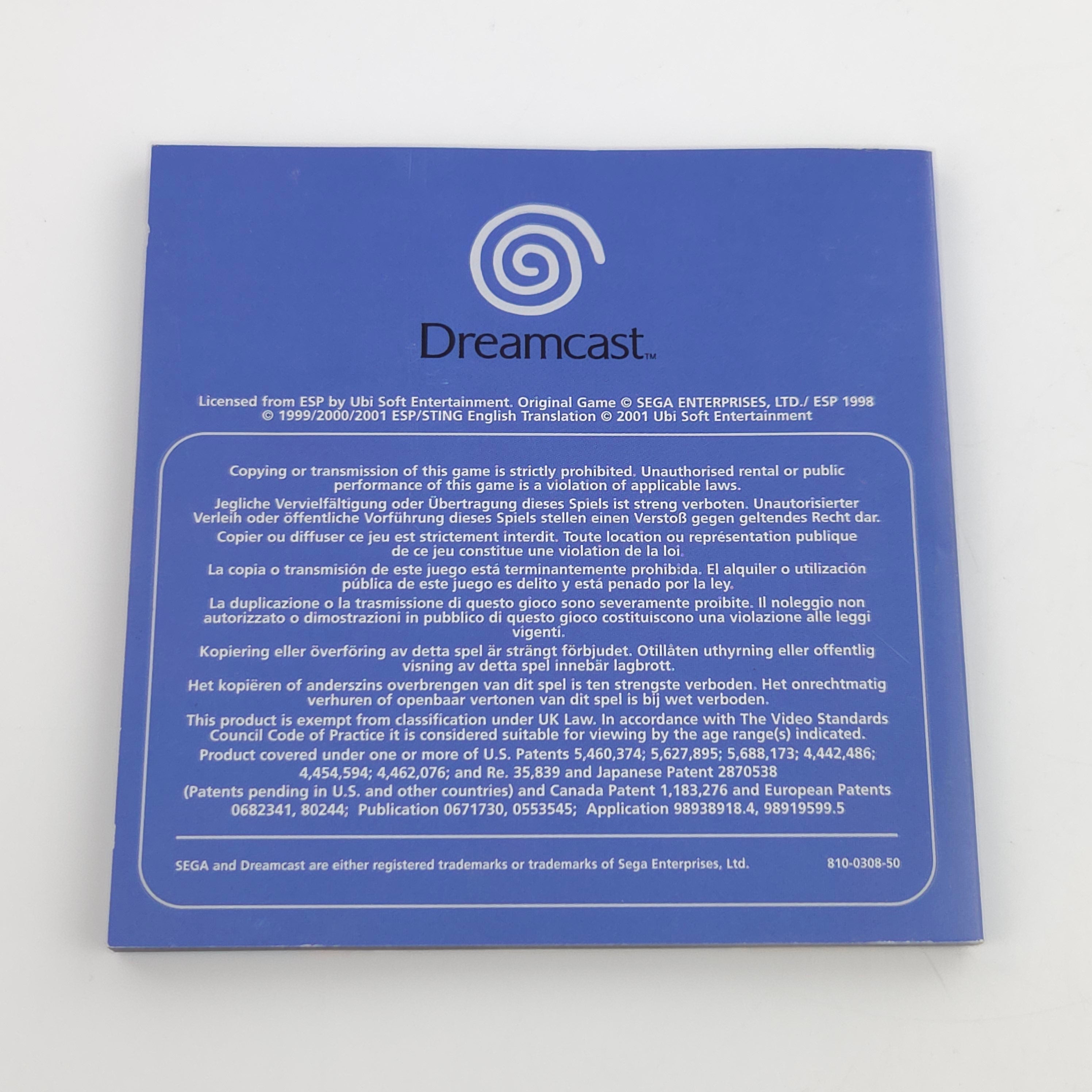Sega Dreamcast Evolution 2 Far off Promise Leerhülle OVP