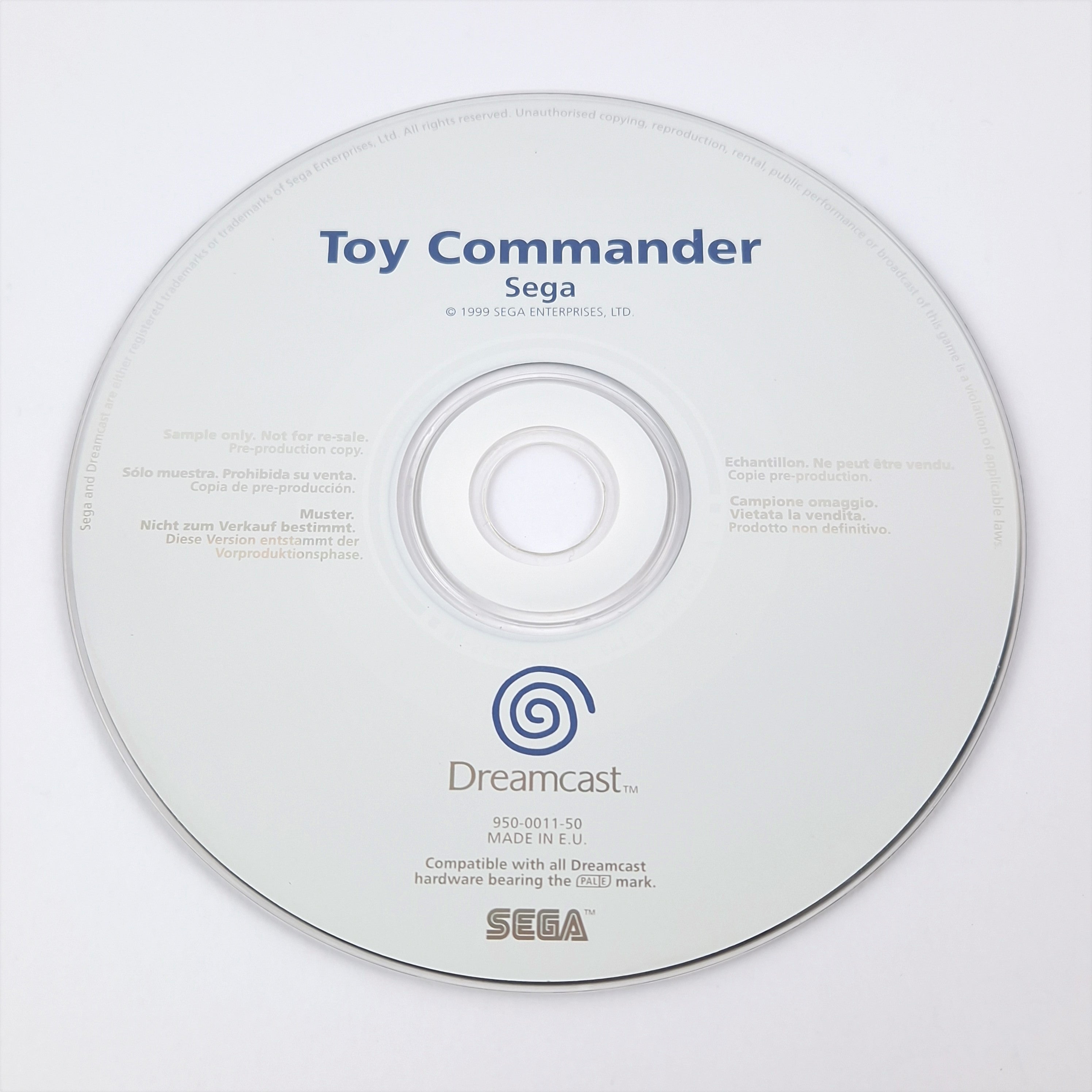 Sega Dreamcast Promo Spiel – Toy Commander (PAL)