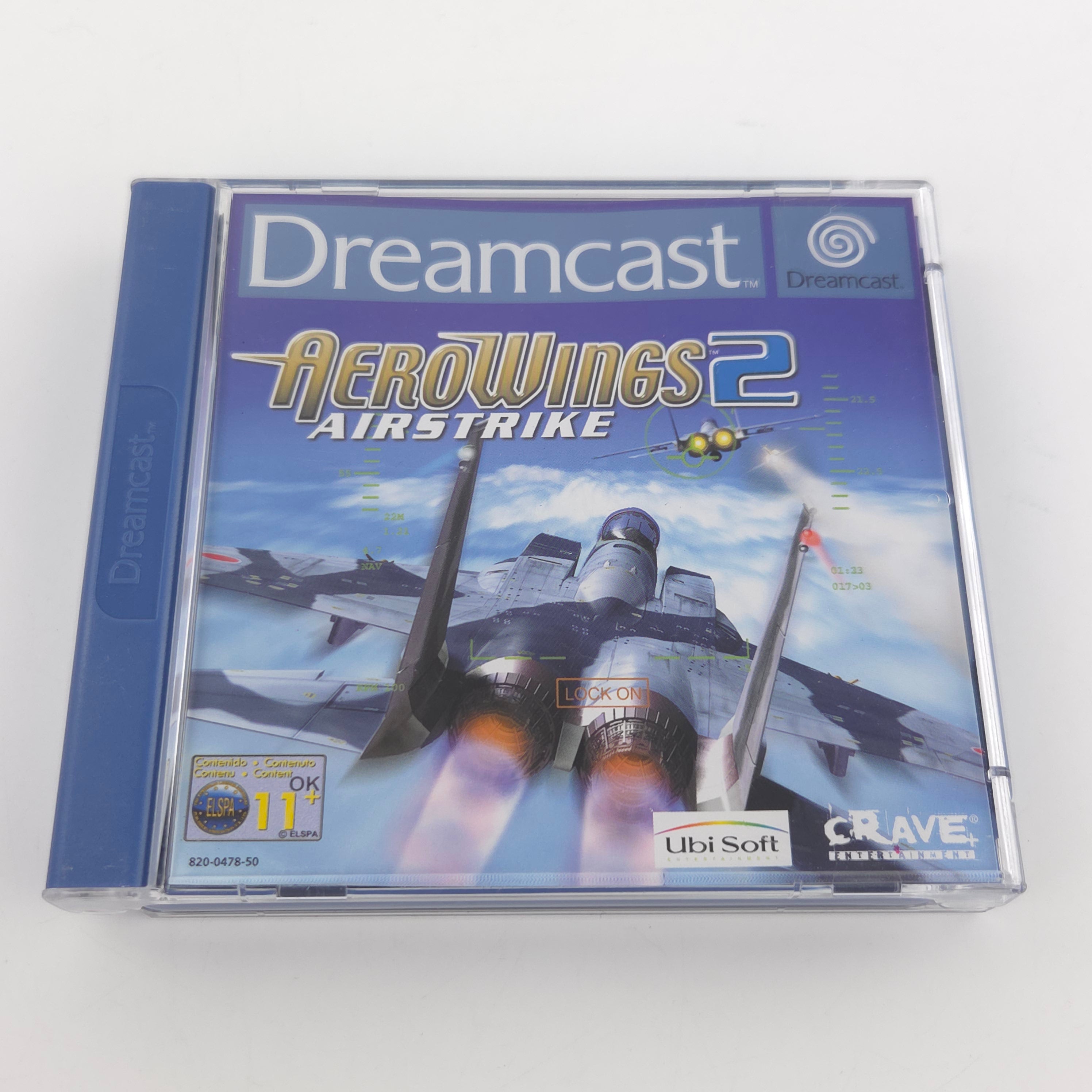 Sega Dreamcast Spiel Aero Wings 2 Airstrike OVP PAL CIB