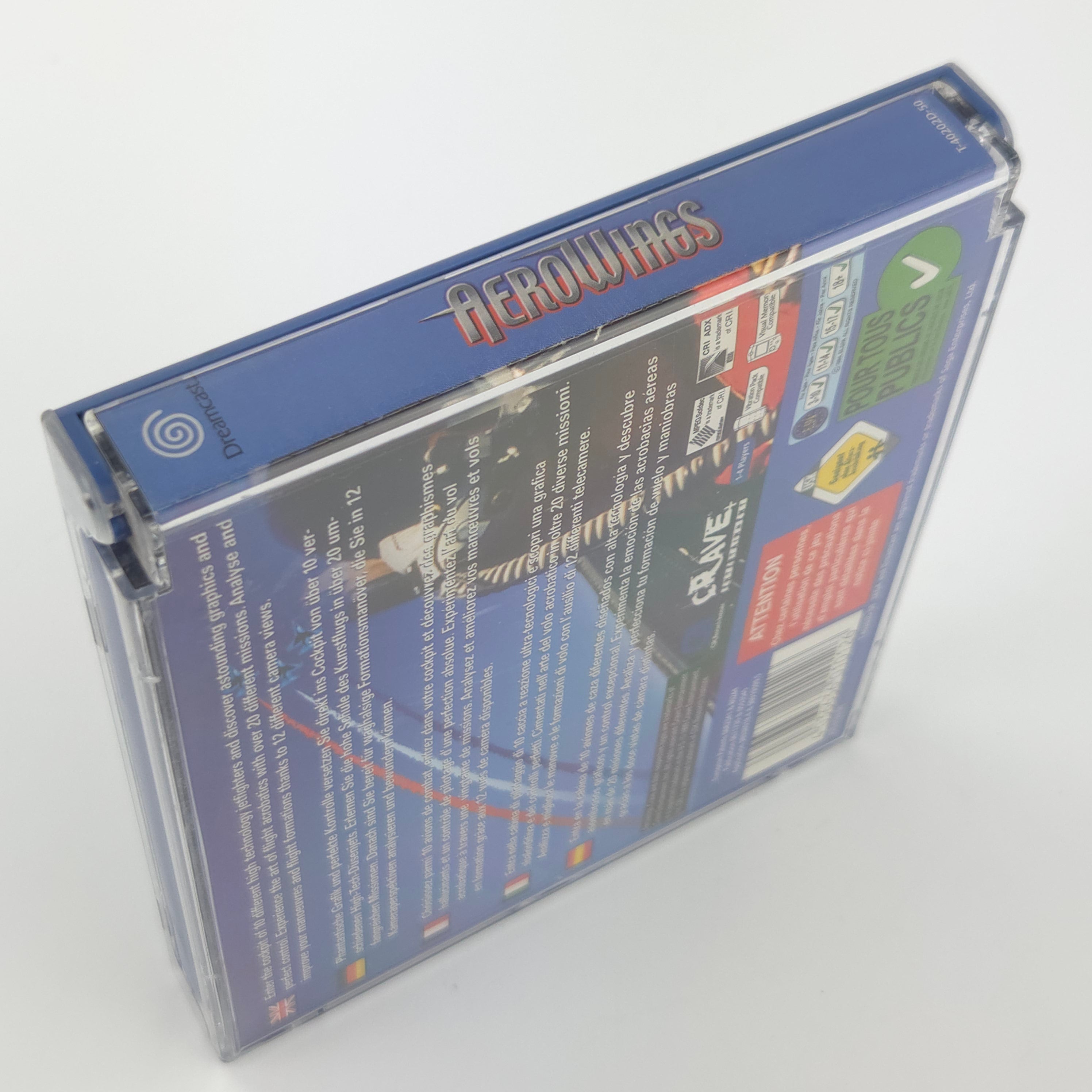 Sega Dreamcast Spiel Aero Wings OVP PAL