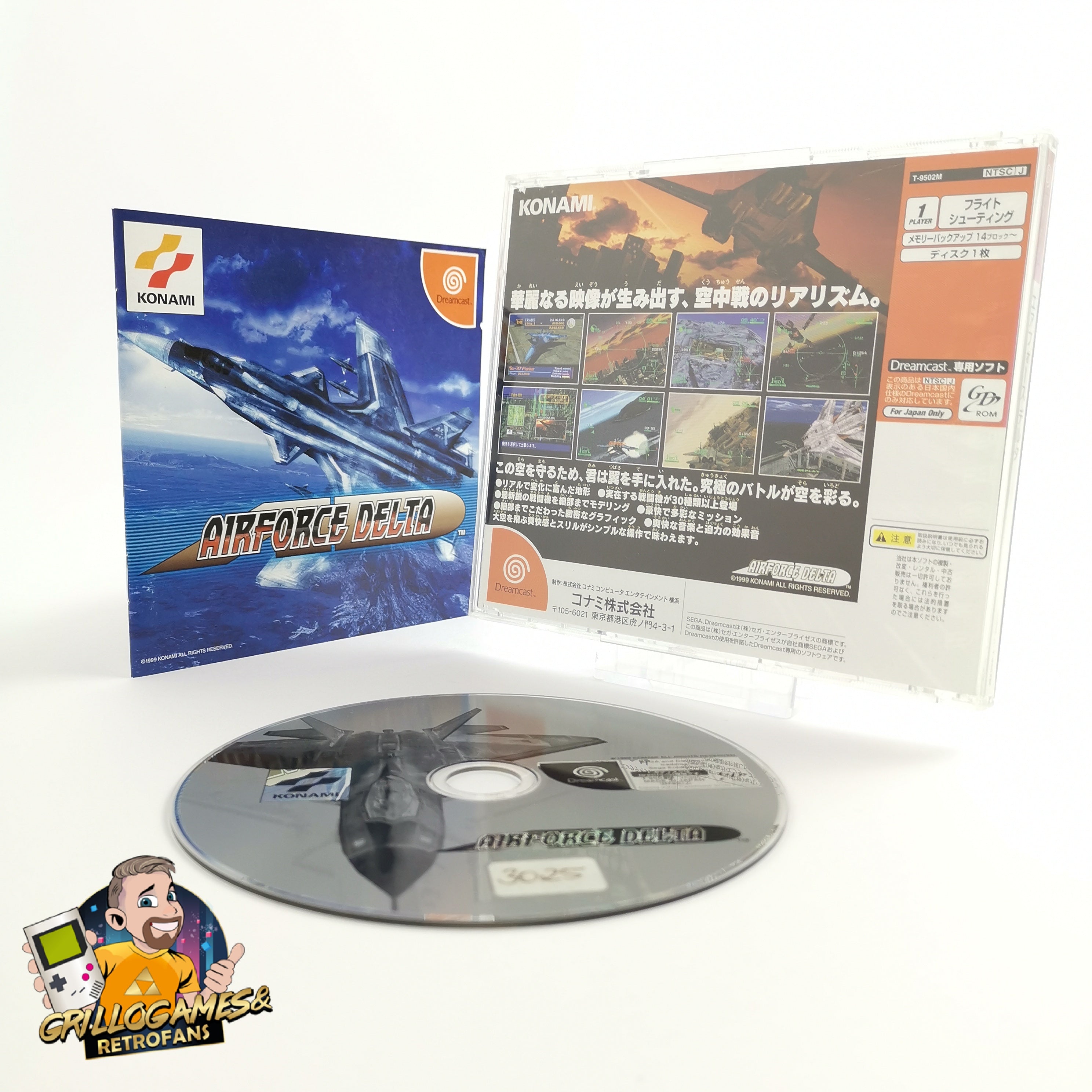 Sega Dreamcast Spiel – Air Force Delta OVP NTSC-J JAP