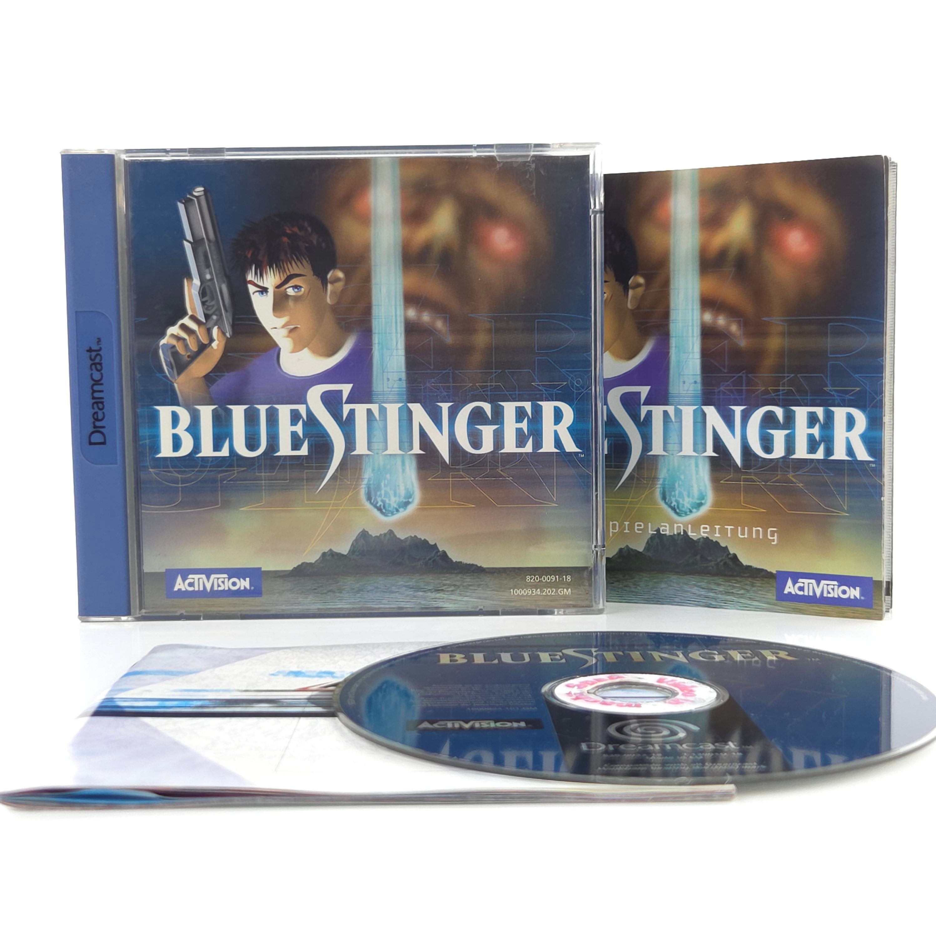 Sega Dreamcast Spiel Blue Stinger DC OVP CIB PAL EUR