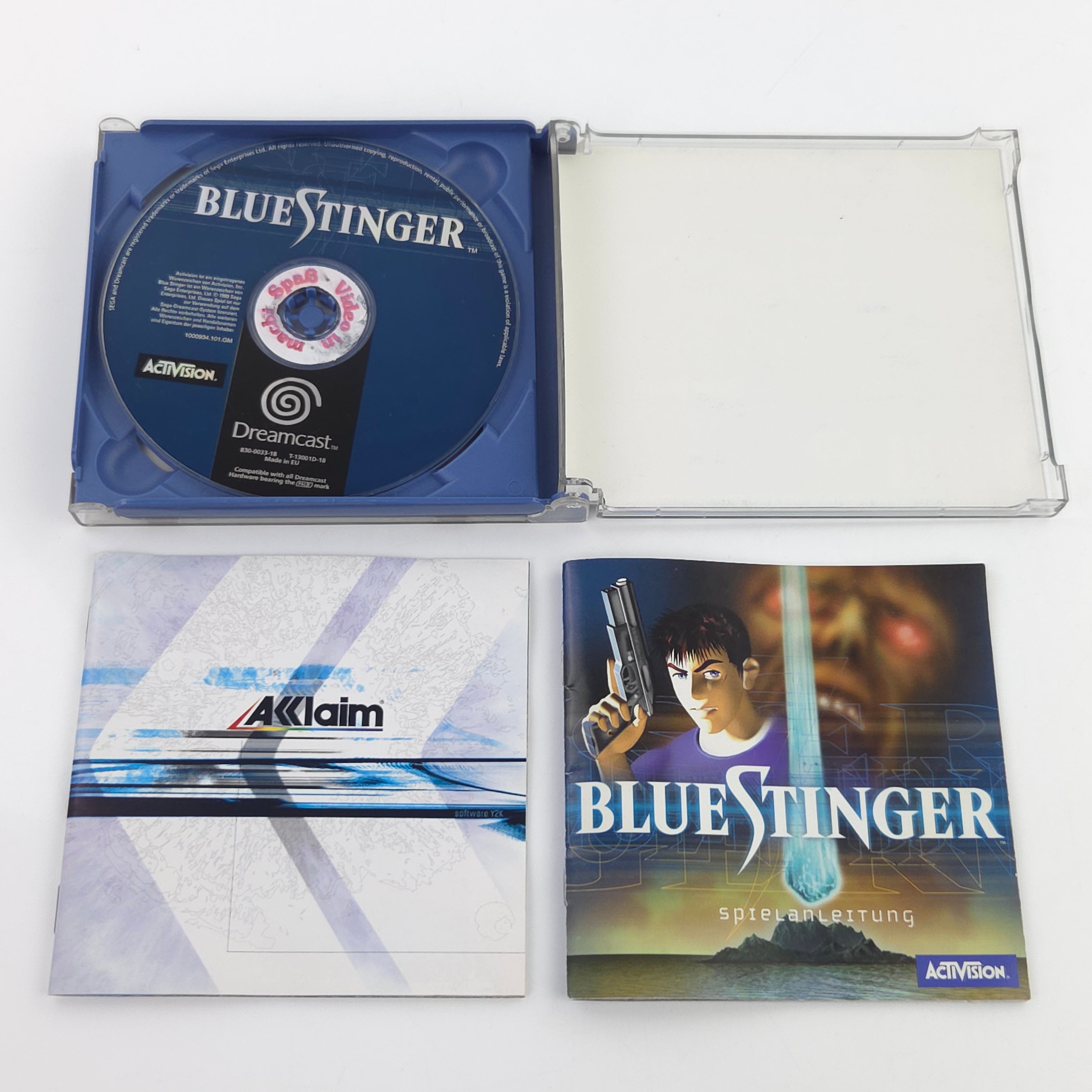 Sega Dreamcast Spiel Blue Stinger DC OVP CIB PAL EUR