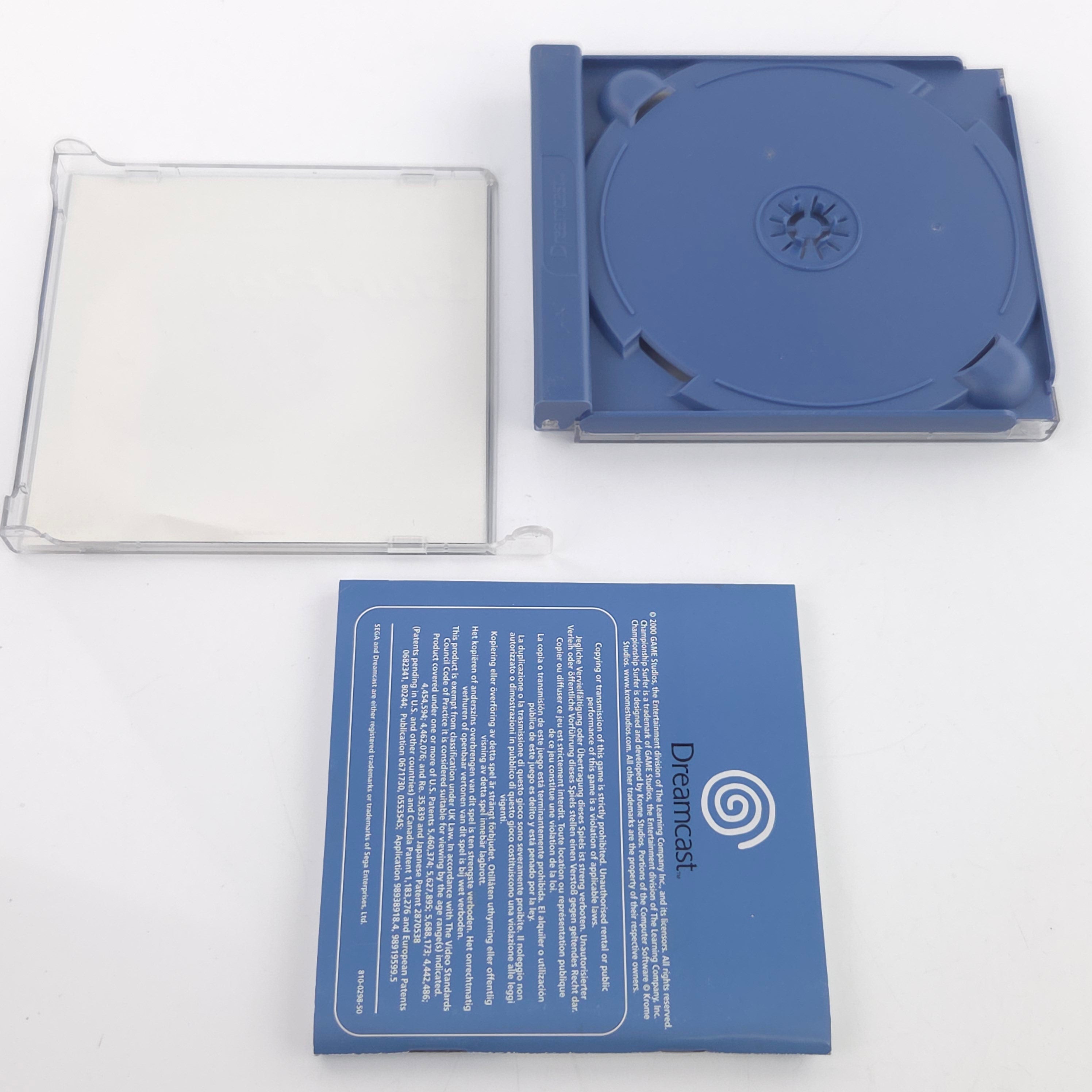 Sega Dreamcast Spiel Championship Surfer DC PAL OVP