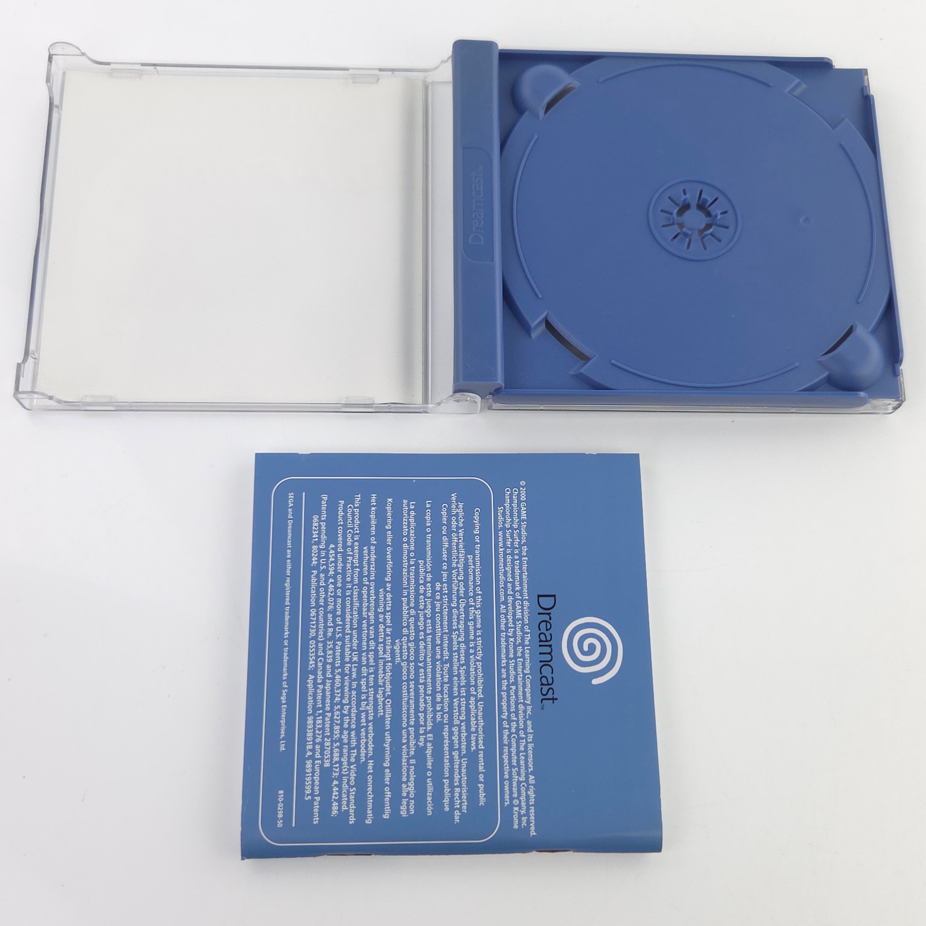 Sega Dreamcast Spiel Championship Surfer DC OVP PAL EUR