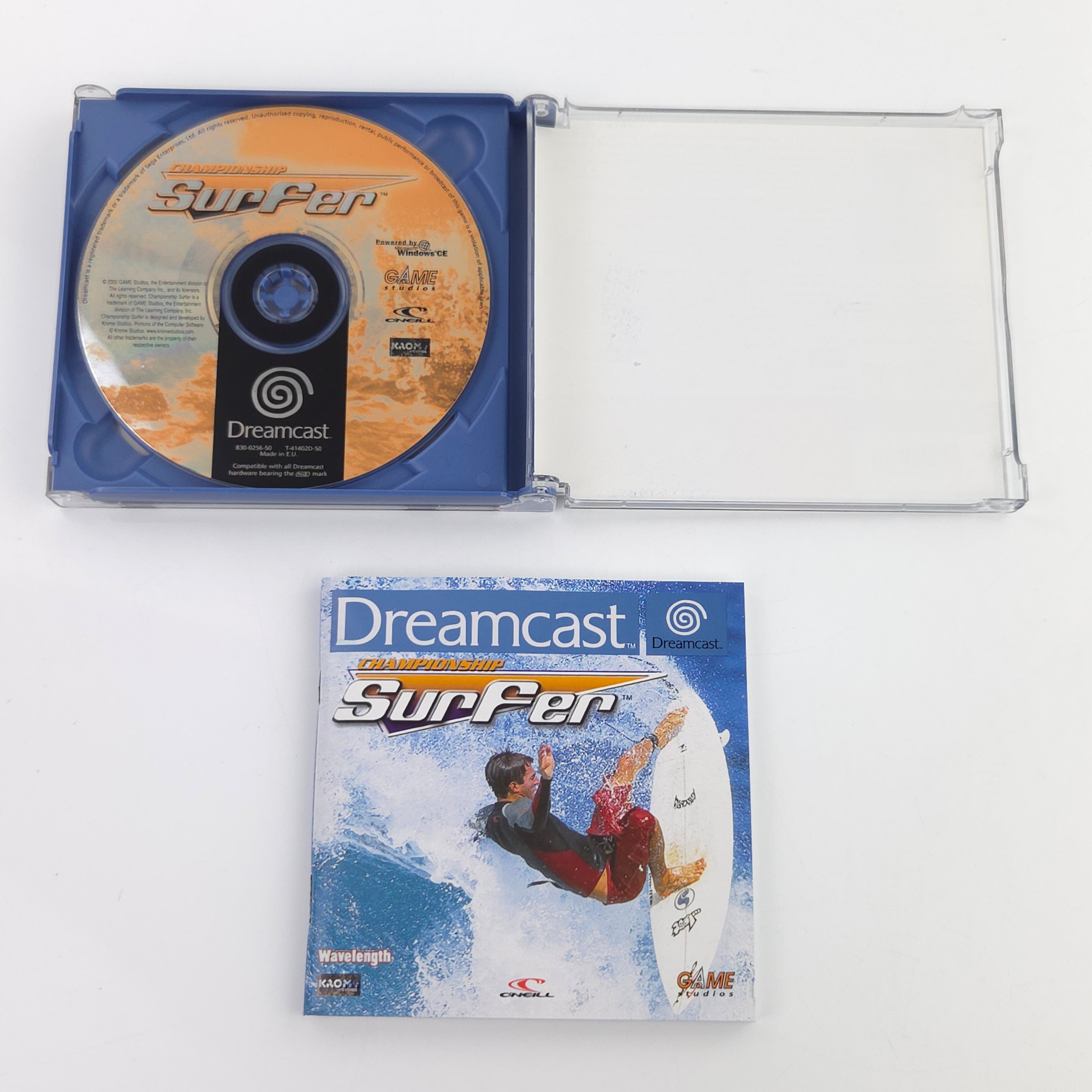 Sega Dreamcast Spiel Championship Surfer DC OVP PAL EUR