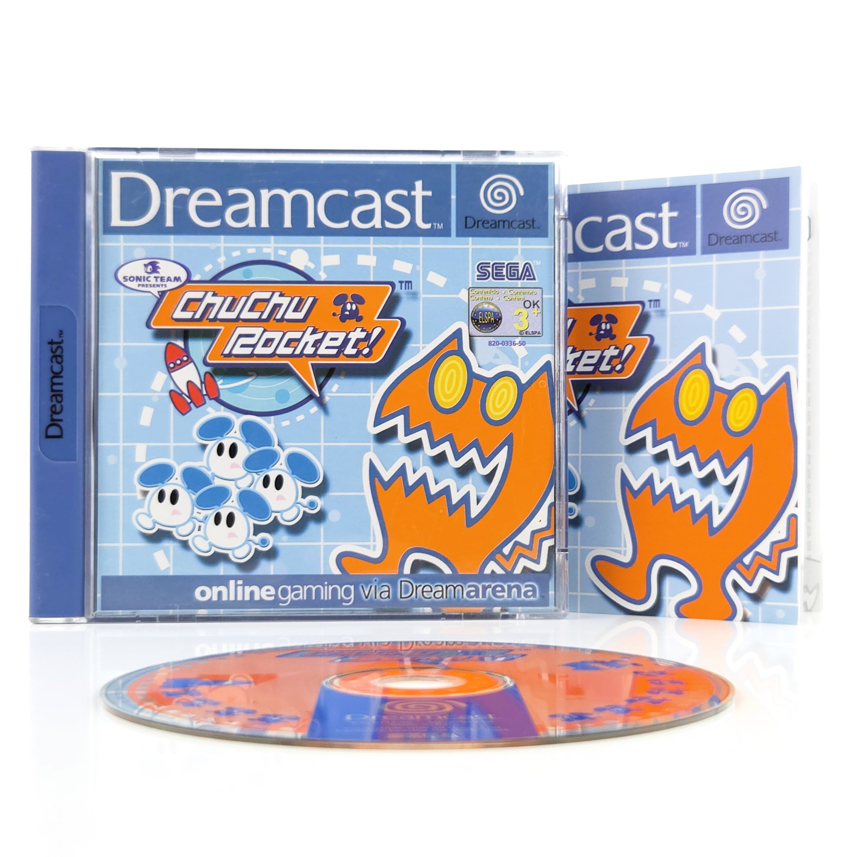 Sega Dreamcast Spiel ChuChu Rocket OVP PAL
