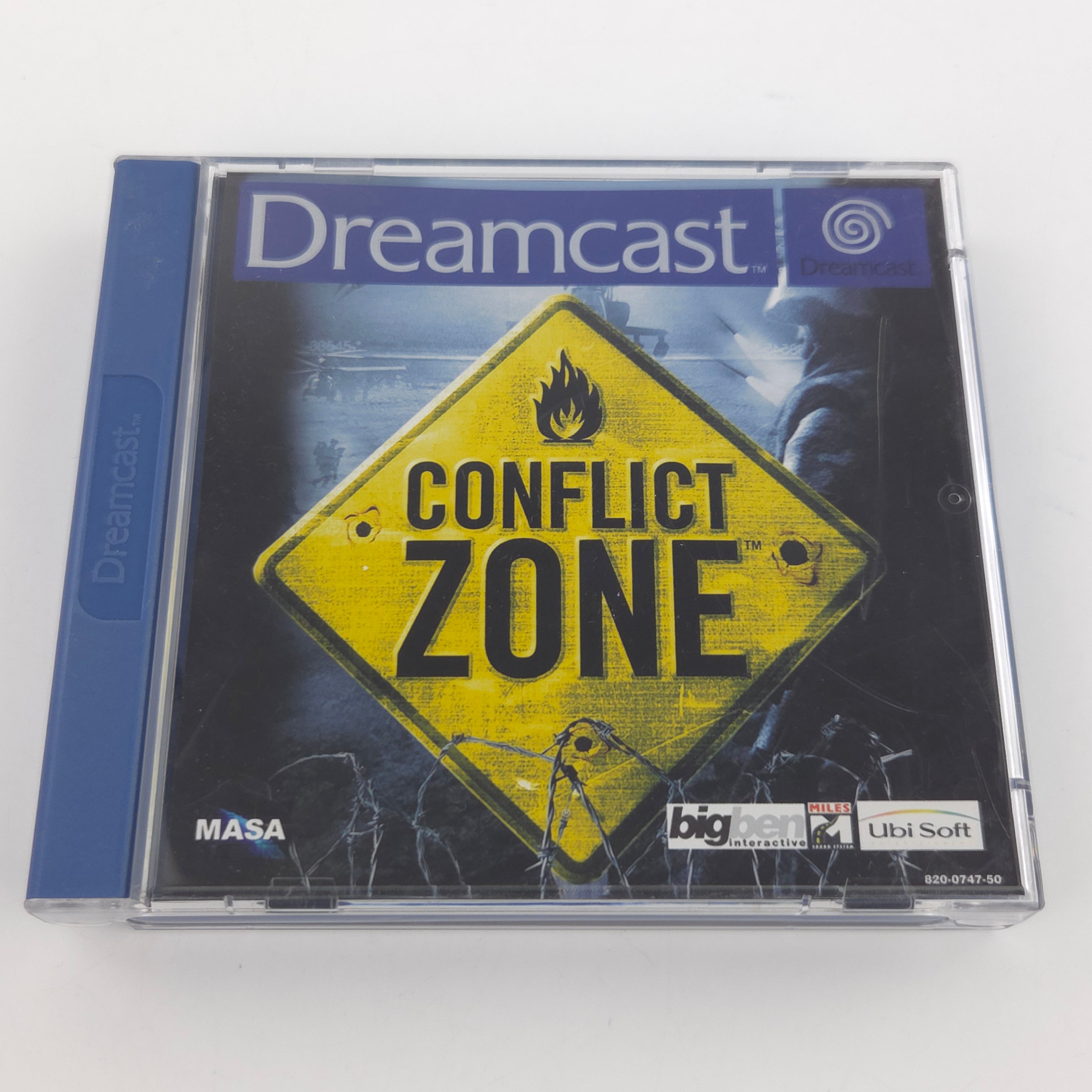Sega Dreamcast Spiel Conflict Zone OVP CIB PAL EUR