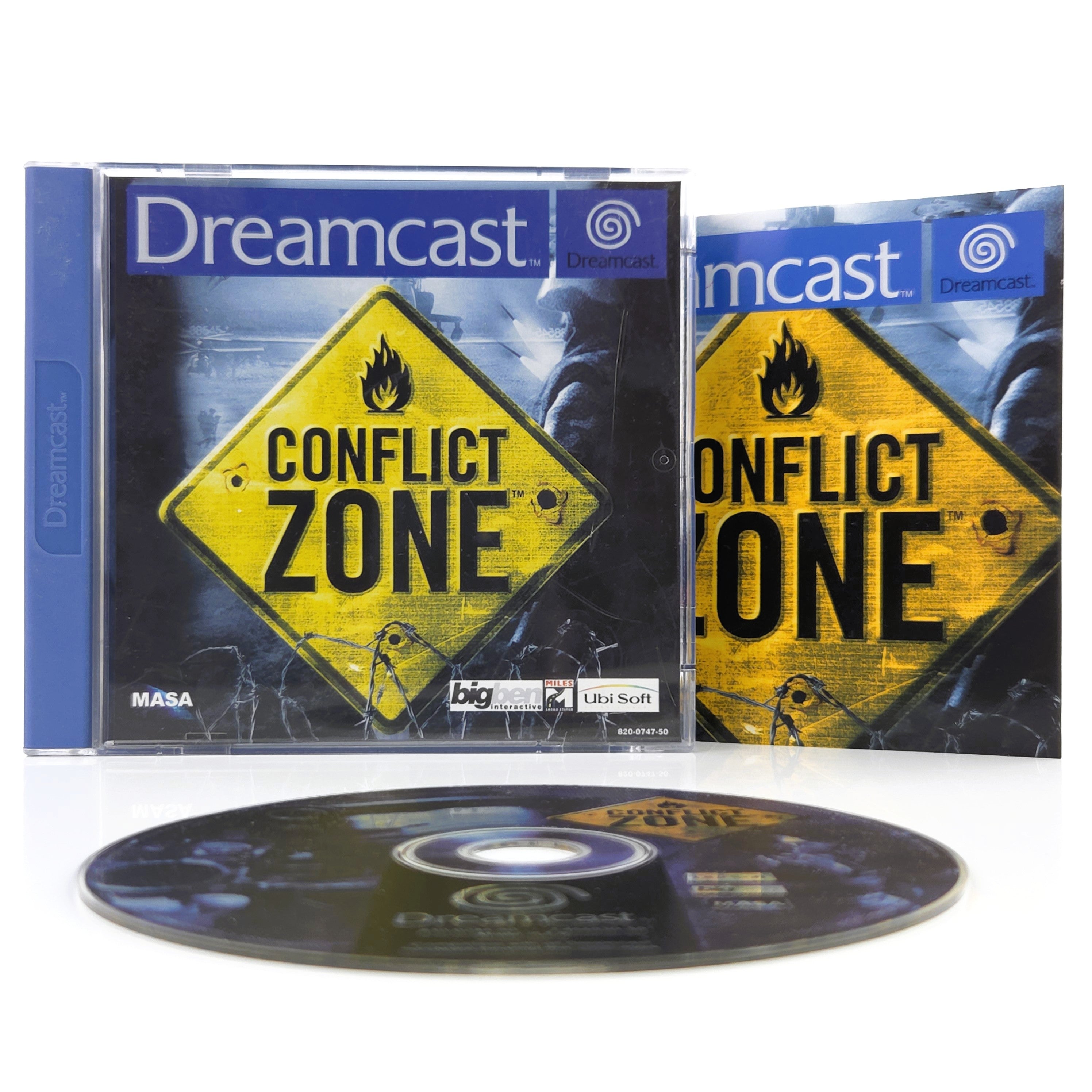 Sega Dreamcast Spiel Conflict Zone OVP CIB PAL EUR