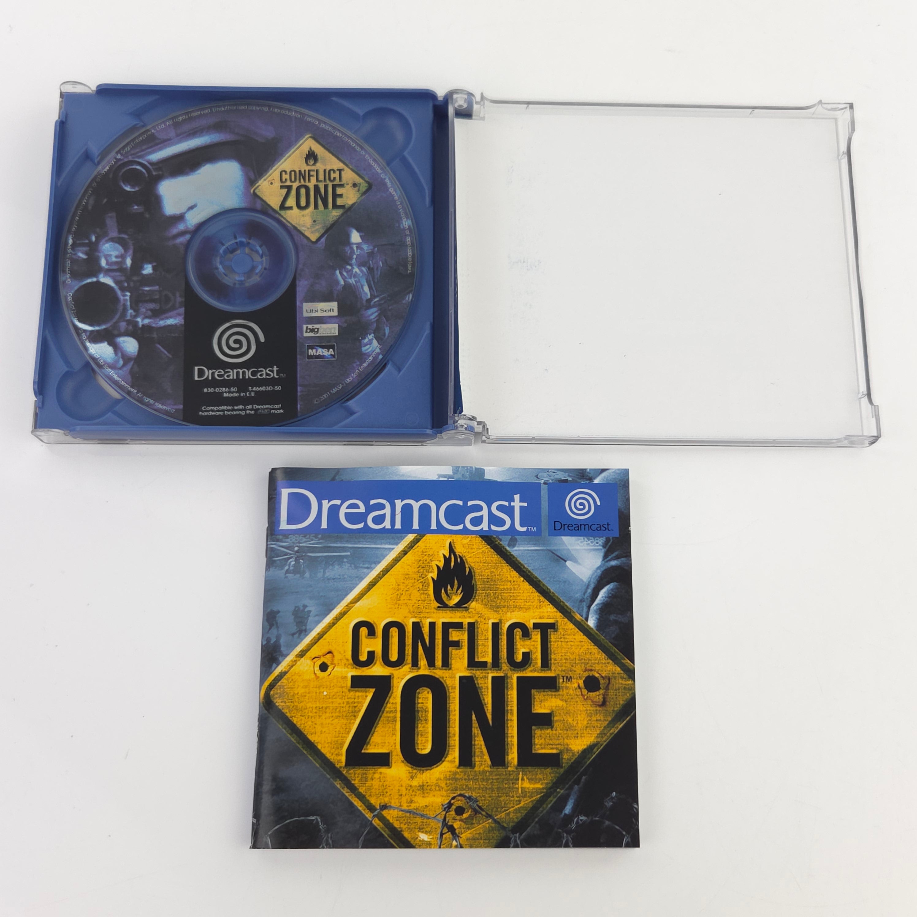 Sega Dreamcast Spiel Conflict Zone OVP CIB PAL EUR