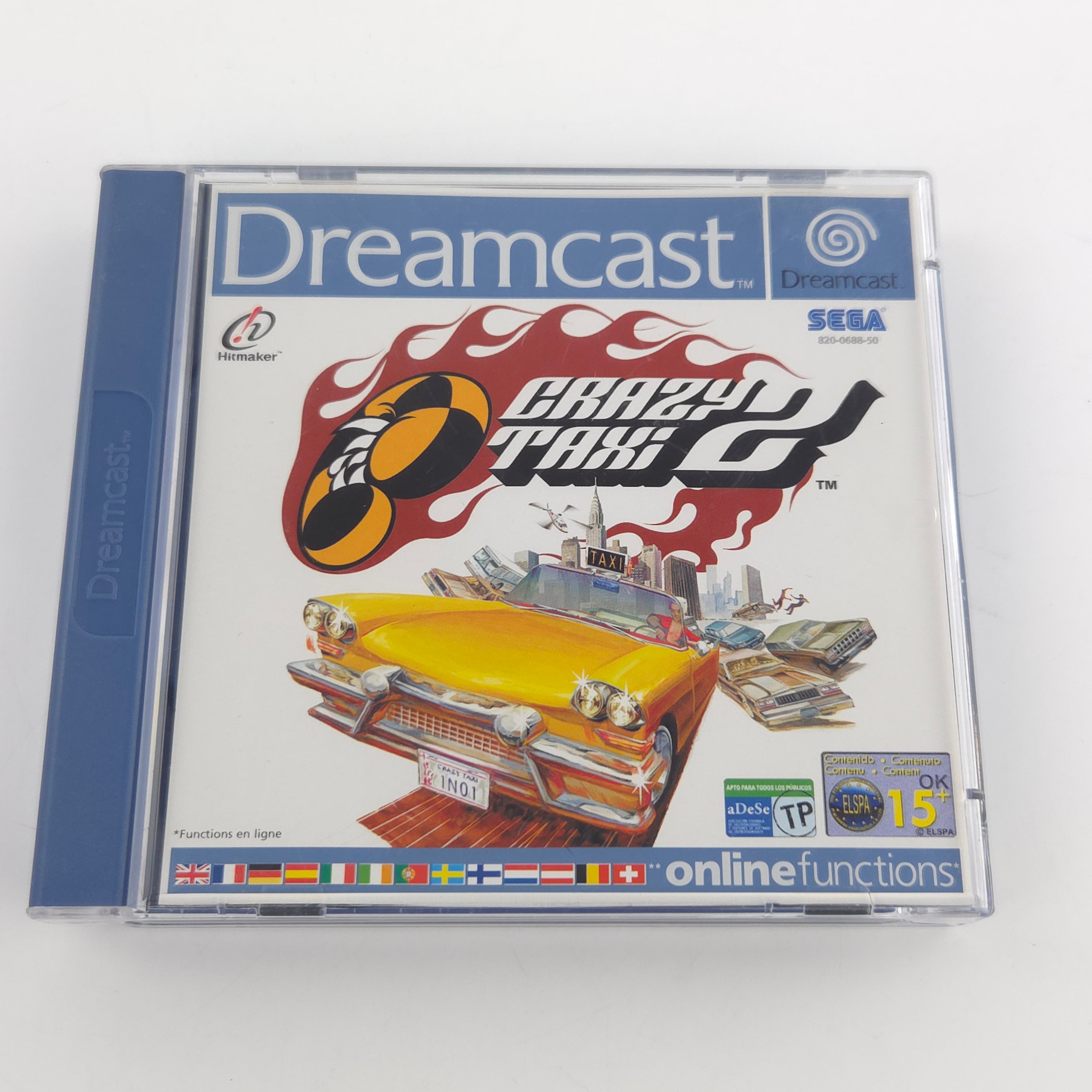 Sega Dreamcast Spiel Crazy Taxi 2 DC OVP PAL CIB EUR