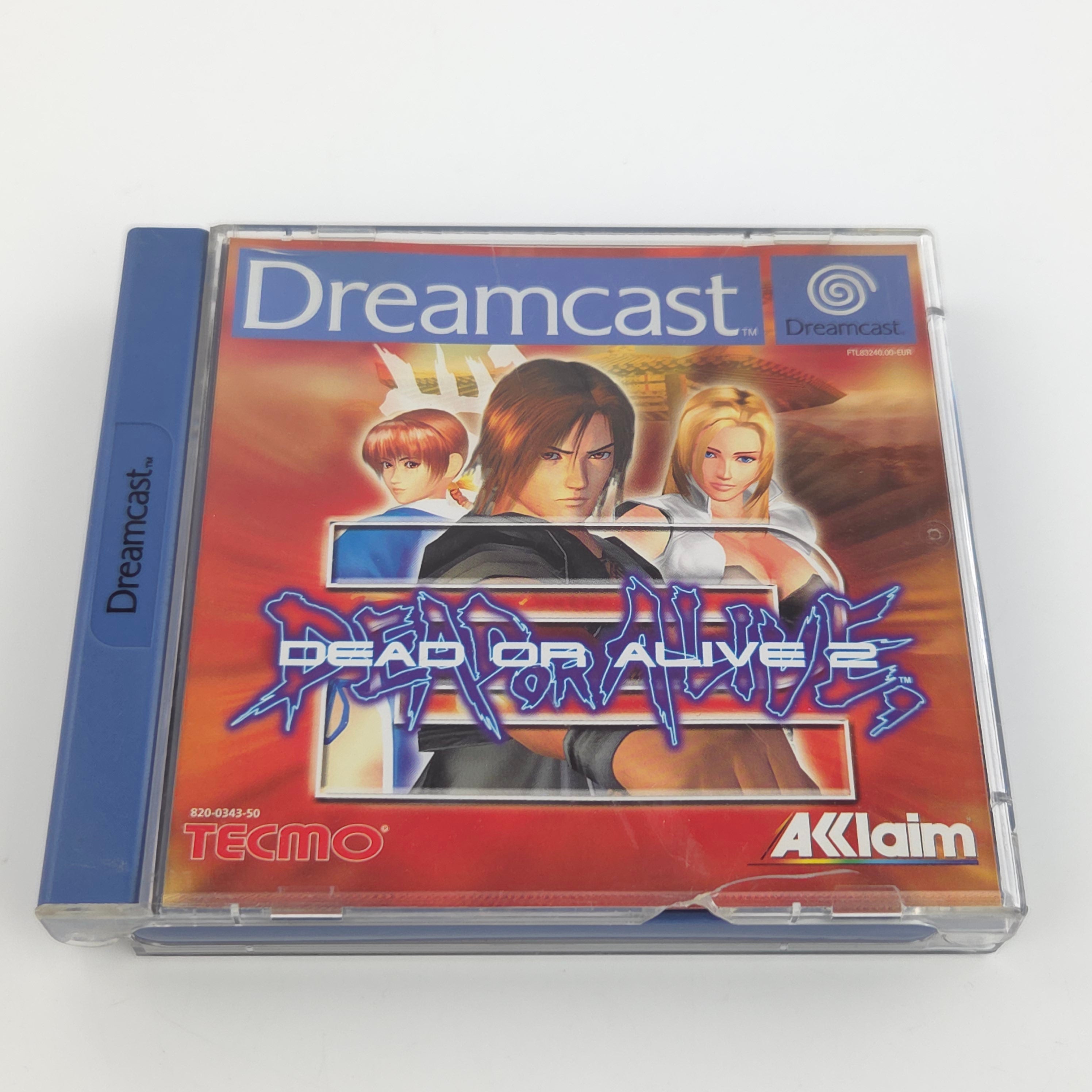 Sega Dreamcast Spiel – Dead or Alive 2 (OVP PAL)