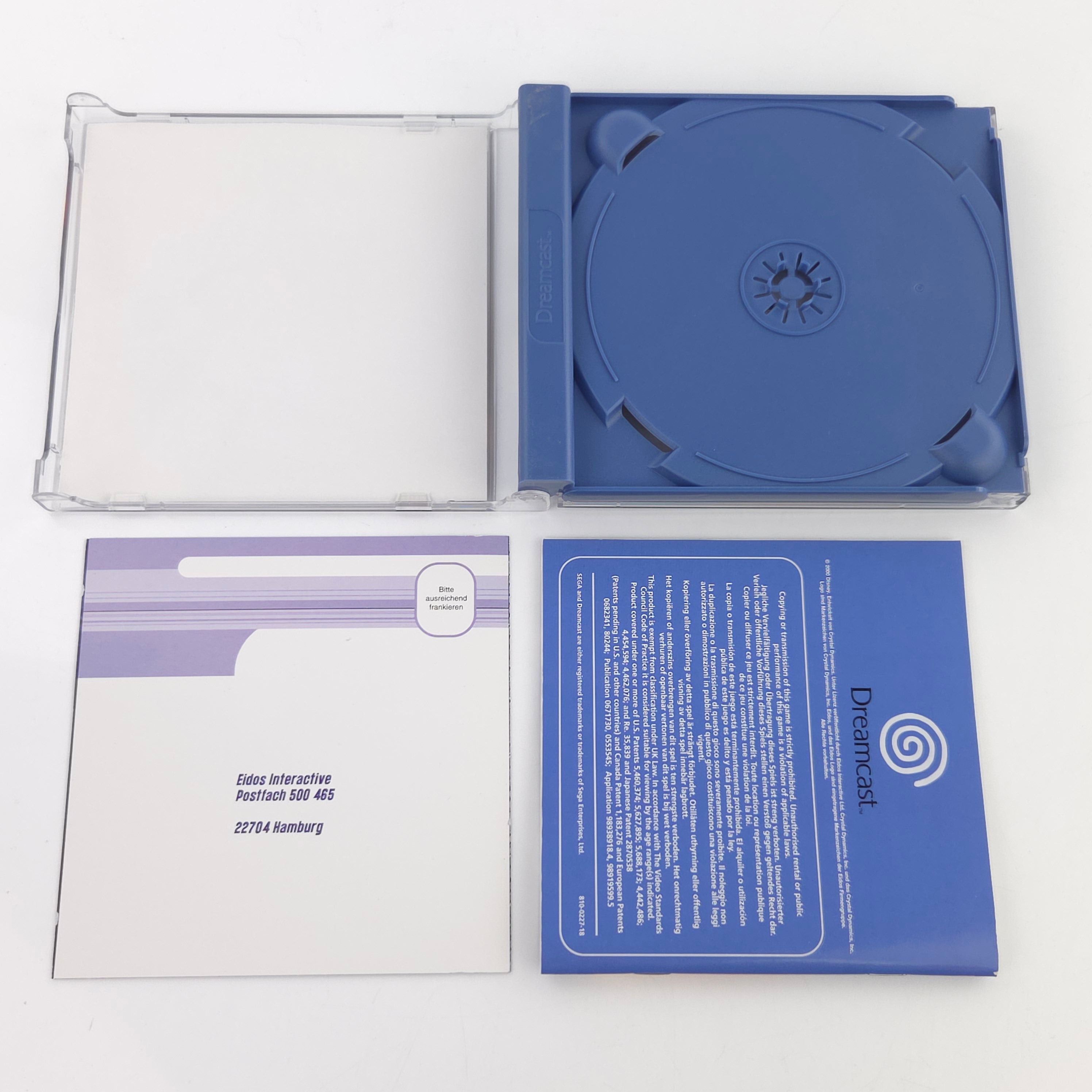 Sega Dreamcast Spiel Disneys 102 Dalmatiner OVP CIB PAL