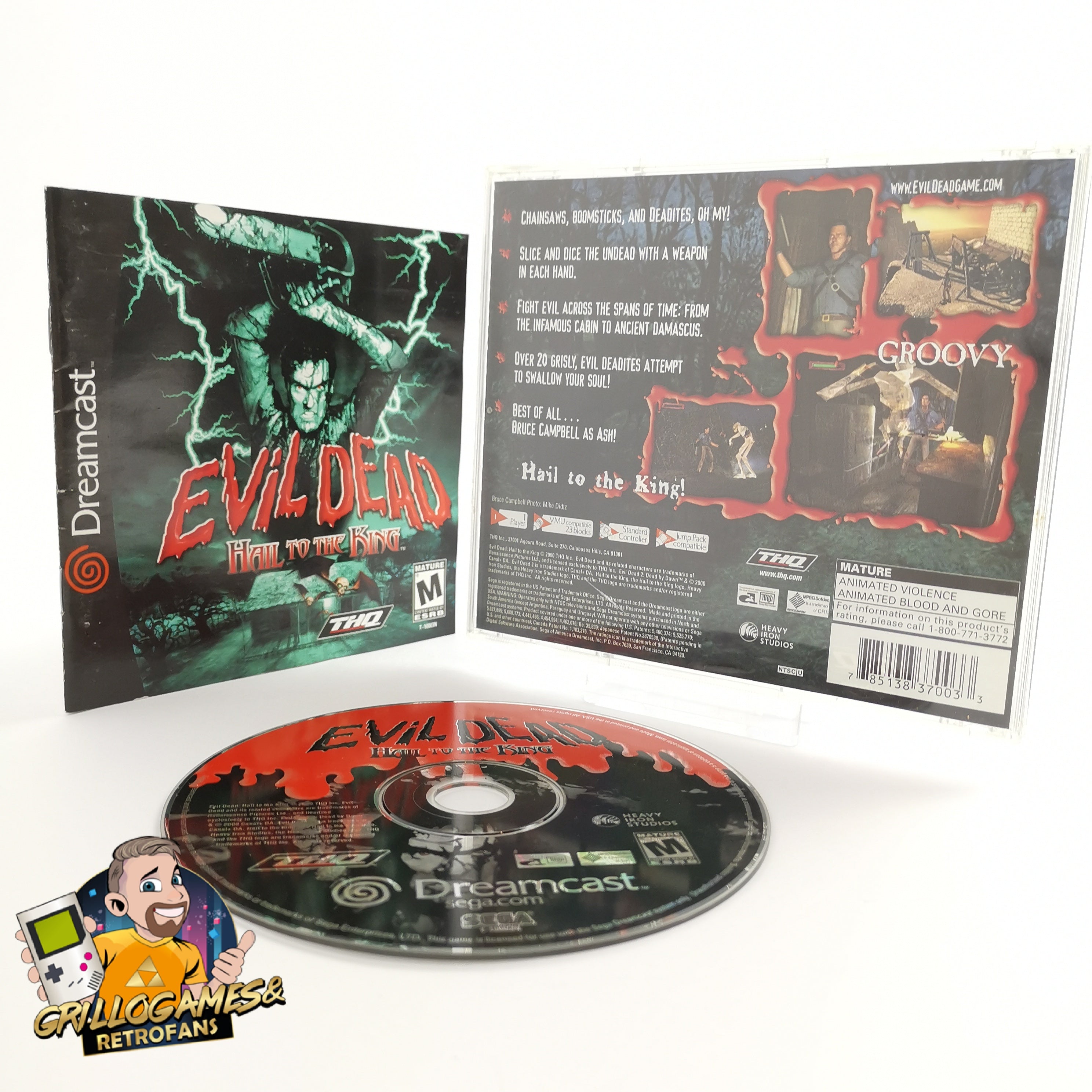 Sega Dreamcast Spiel – Evil Dead Hail to the King OVP NTSC-U/C