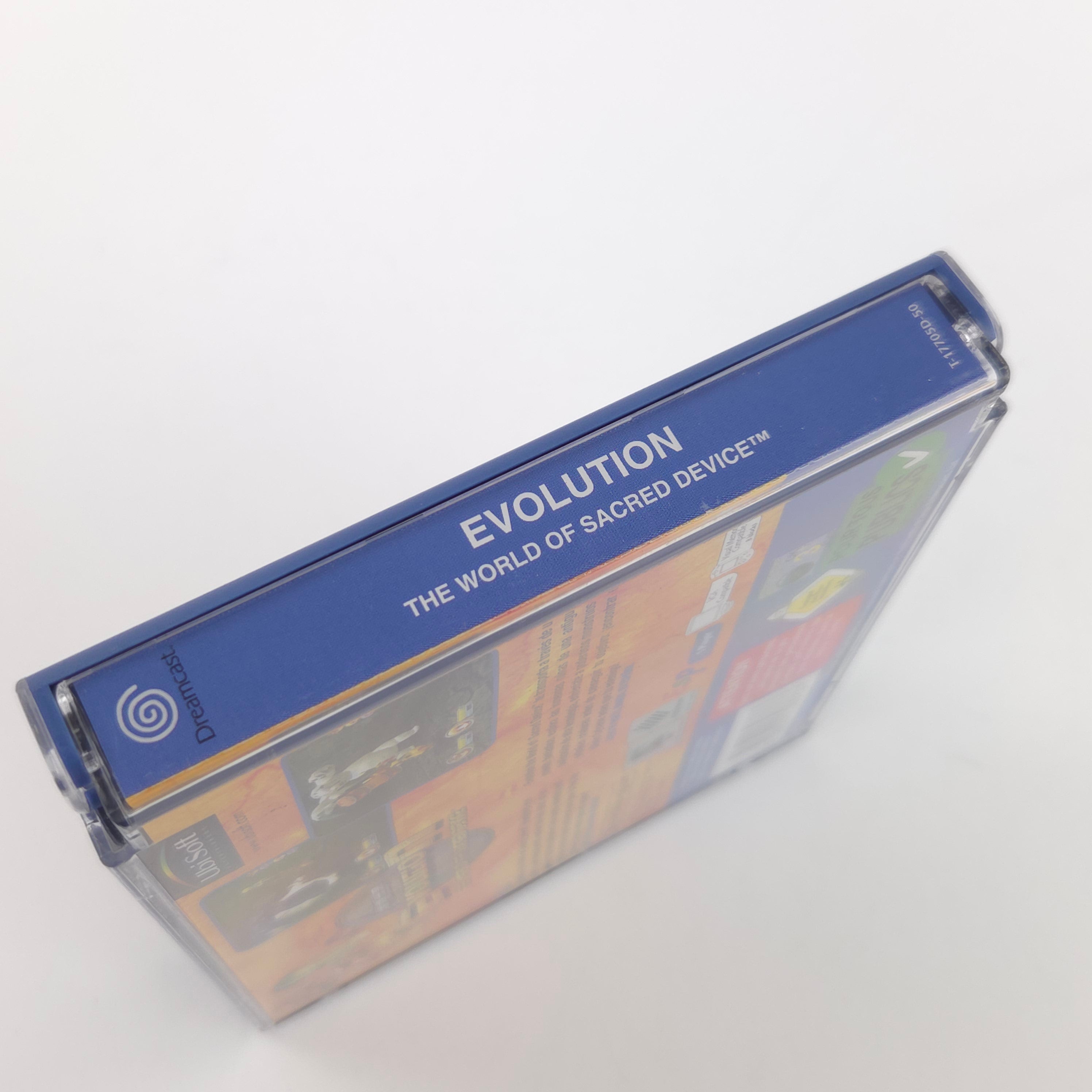 Sega Dreamcast Spiel Evolution World Sacred Device OVP PAL