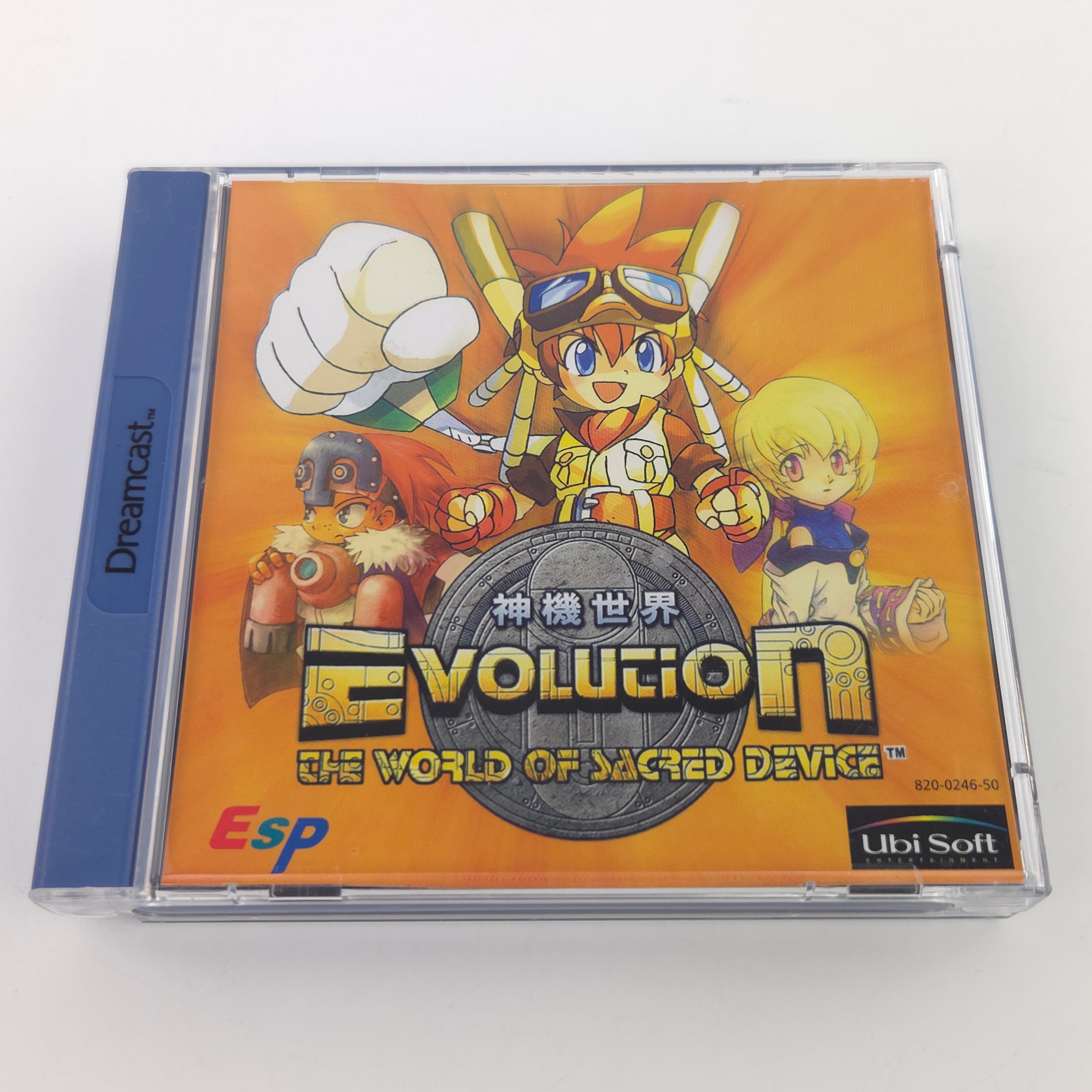 Sega Dreamcast Spiel Evolution World Sacred Device OVP PAL