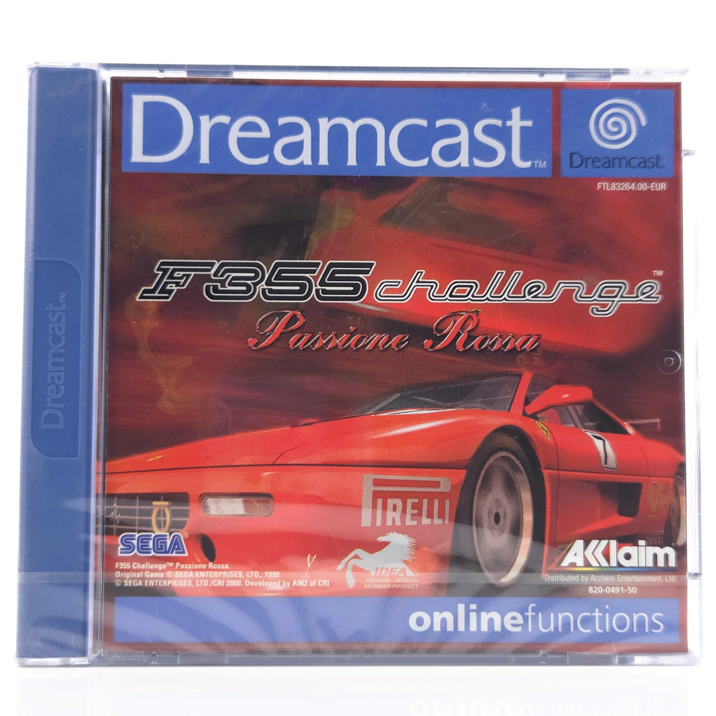Sega Dreamcast Spiel F355 Challenge Passione Rossa OVP Neu