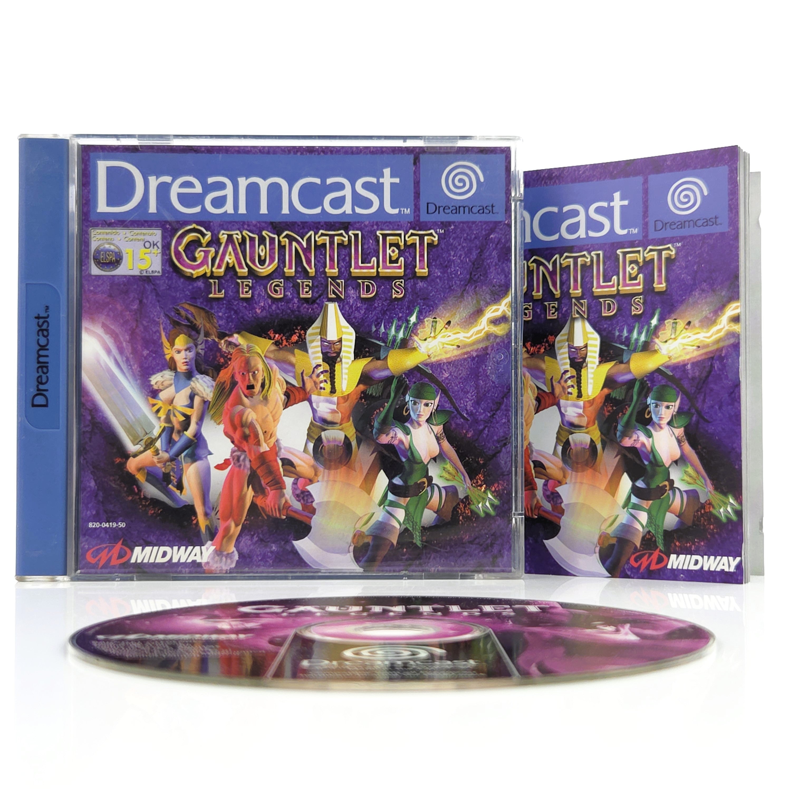 Sega Dreamcast Spiel – Gauntlet Legends (OVP PAL)