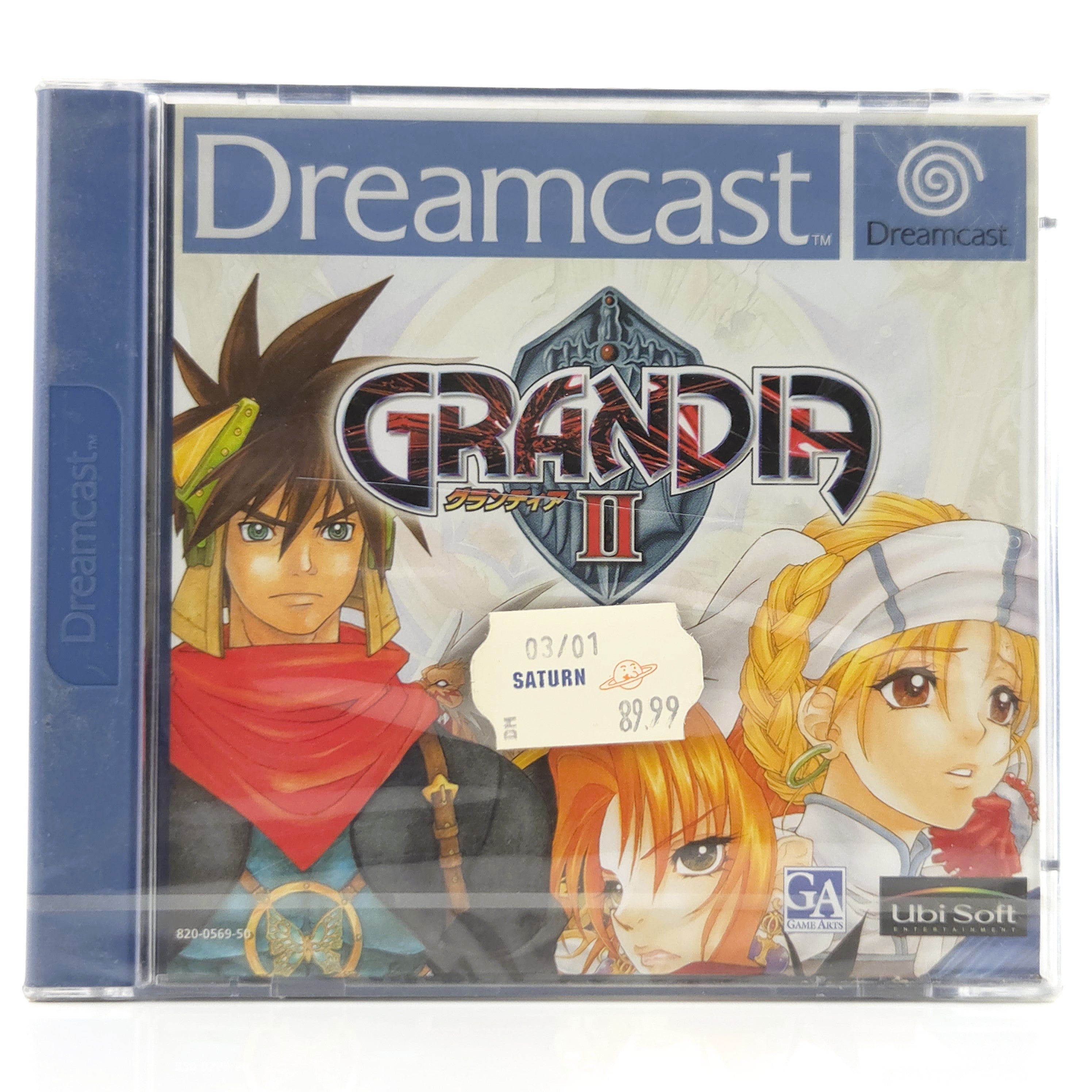 Sega Dreamcast Spiel – Grandia II OVP Neu Sealed