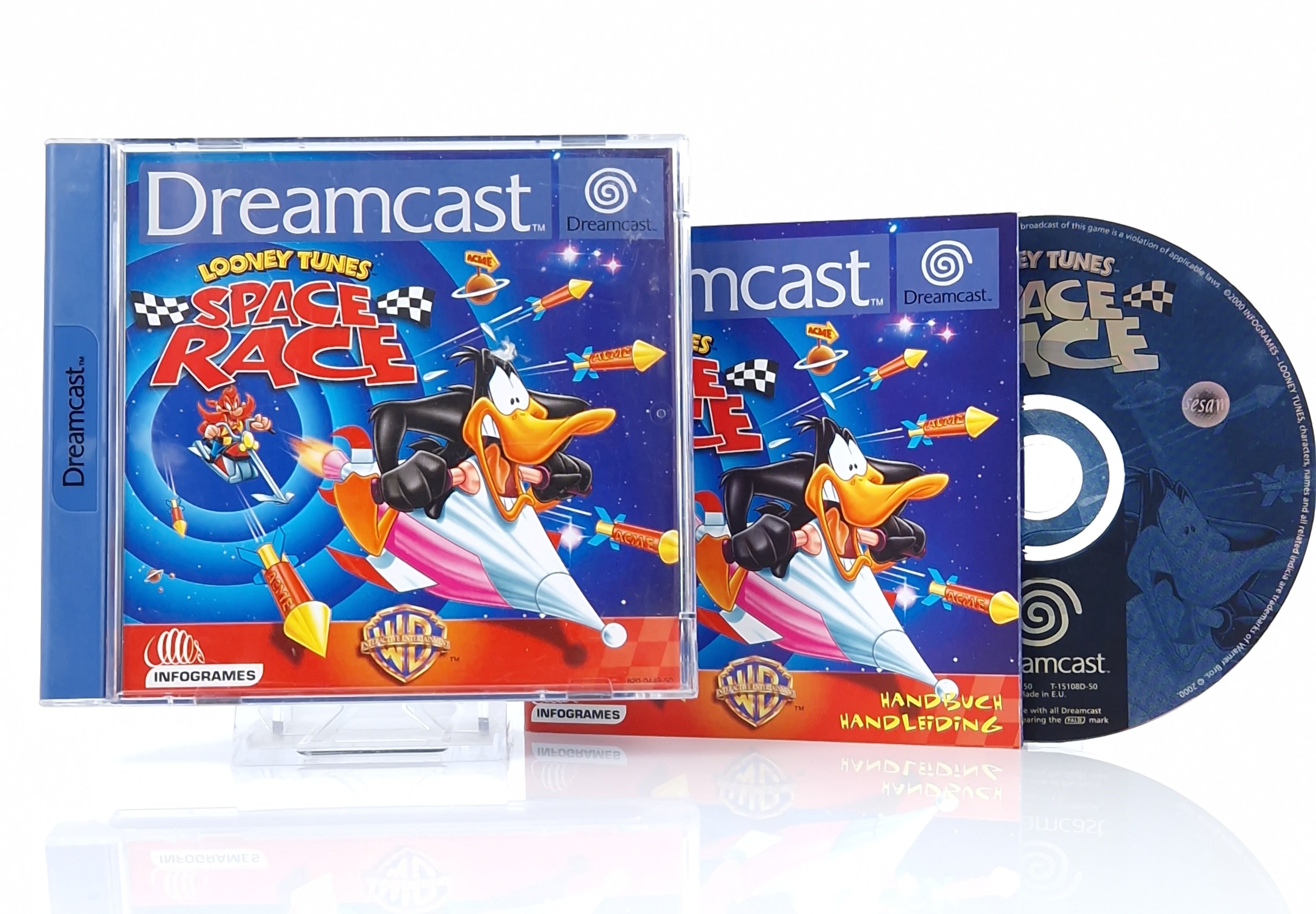 Sega Dreamcast Spiel – Looney Tunes Space Race OVP PAL