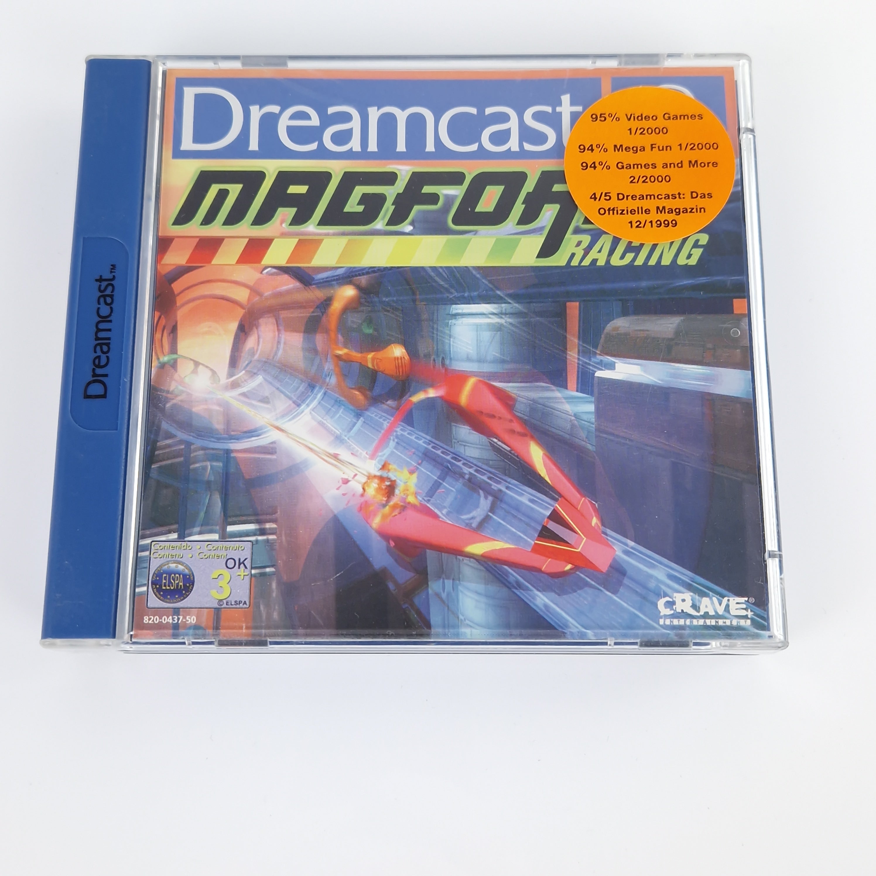 Sega Dreamcast Spiel – Mag Force Racing OVP PAL CIB
