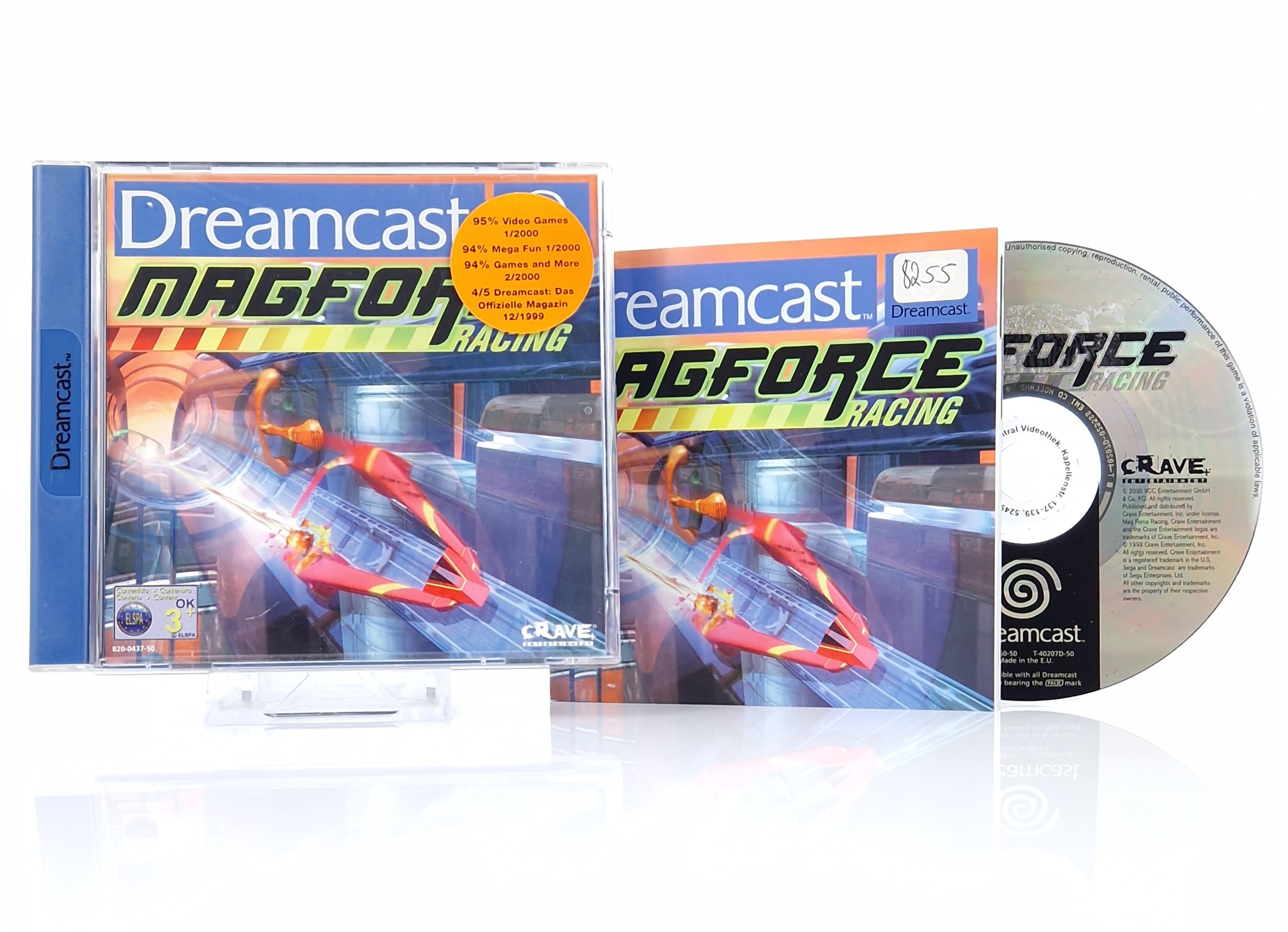 Sega Dreamcast Spiel – Mag Force Racing OVP PAL CIB