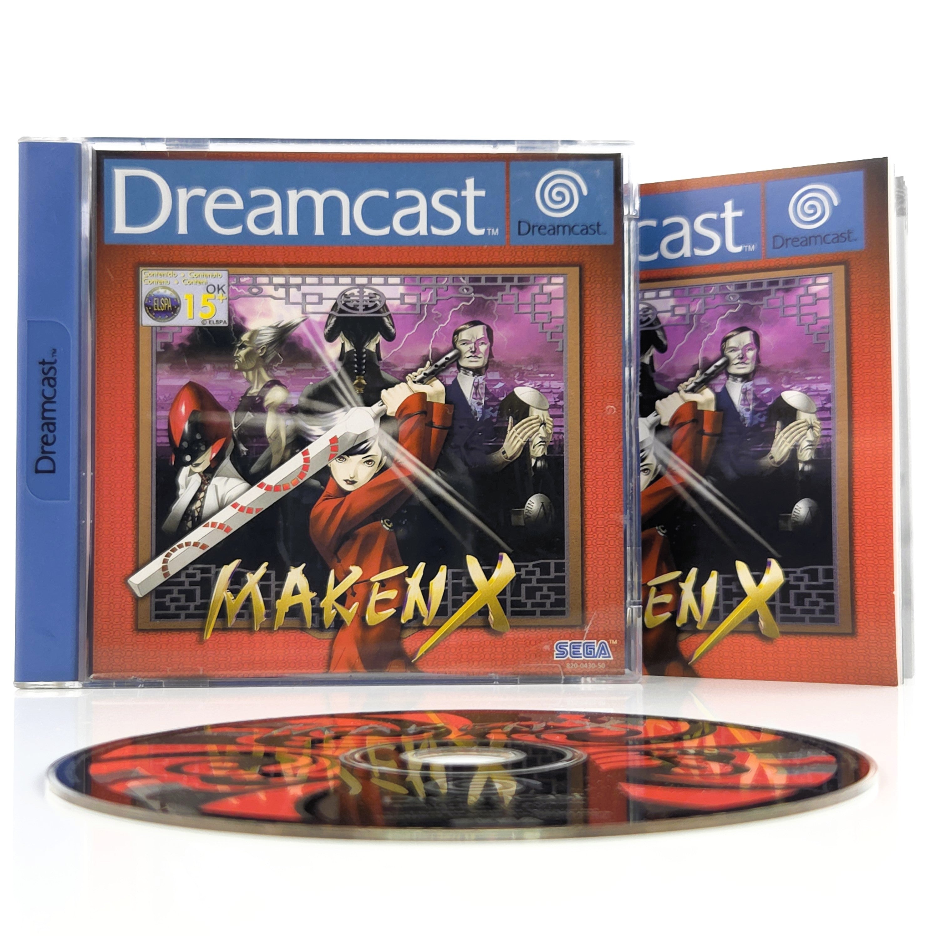Sega Dreamcast Spiel – Maken X OVP PAL