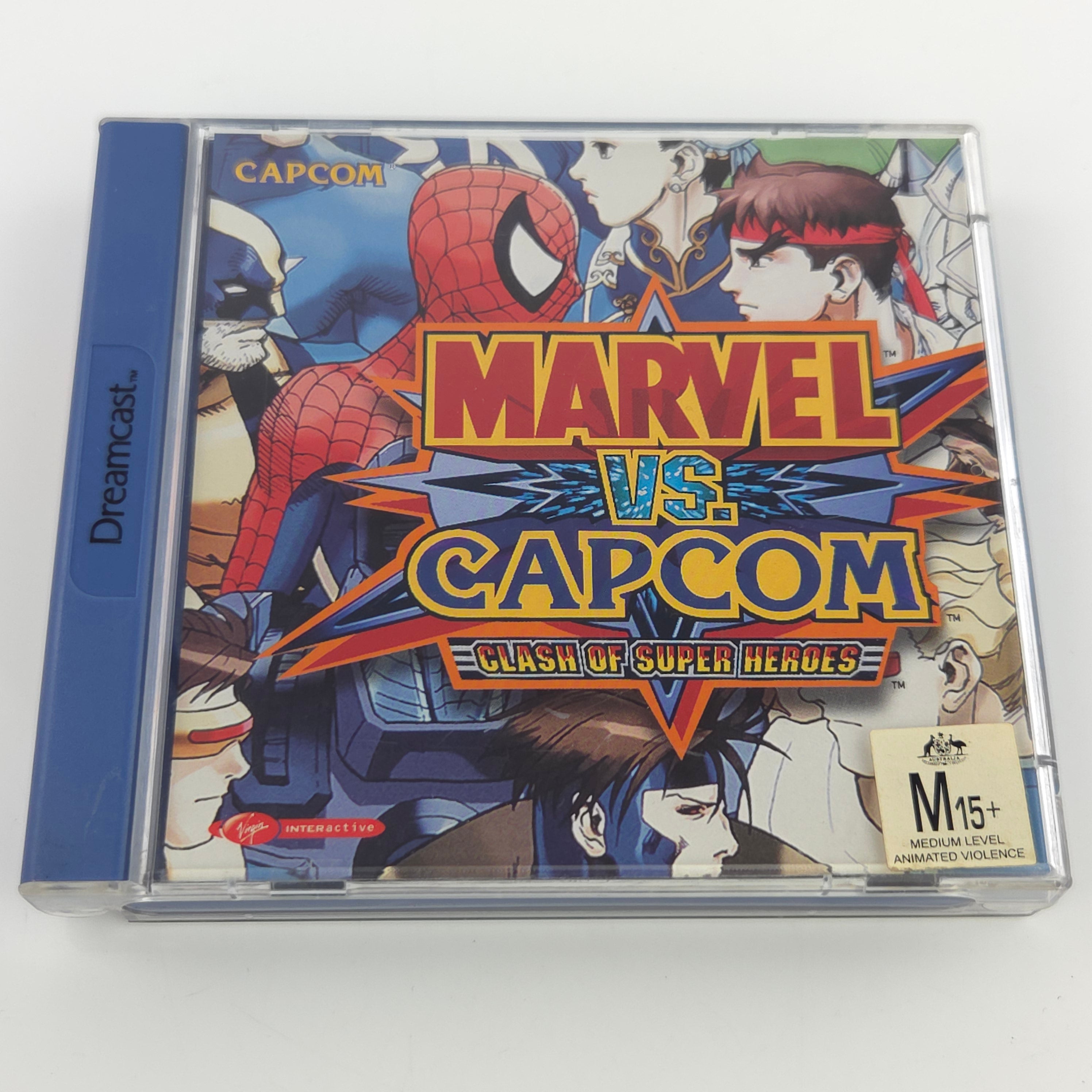 Sega Dreamcast Spiel – Marvel VS Capcom Clash of Super Heroes PAL OVP