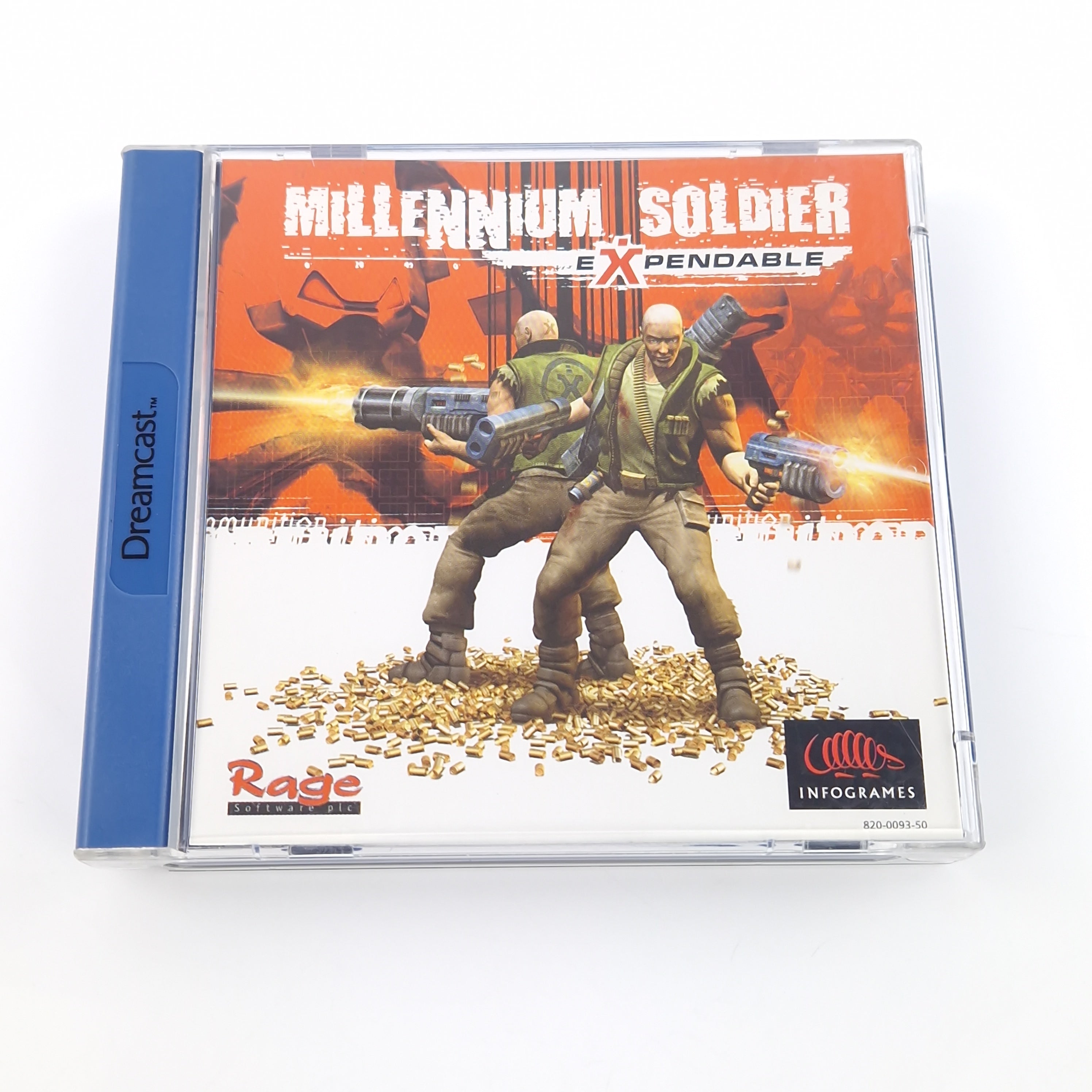 Sega Dreamcast Spiel – Millennium Soldier Expendable OVP PAL