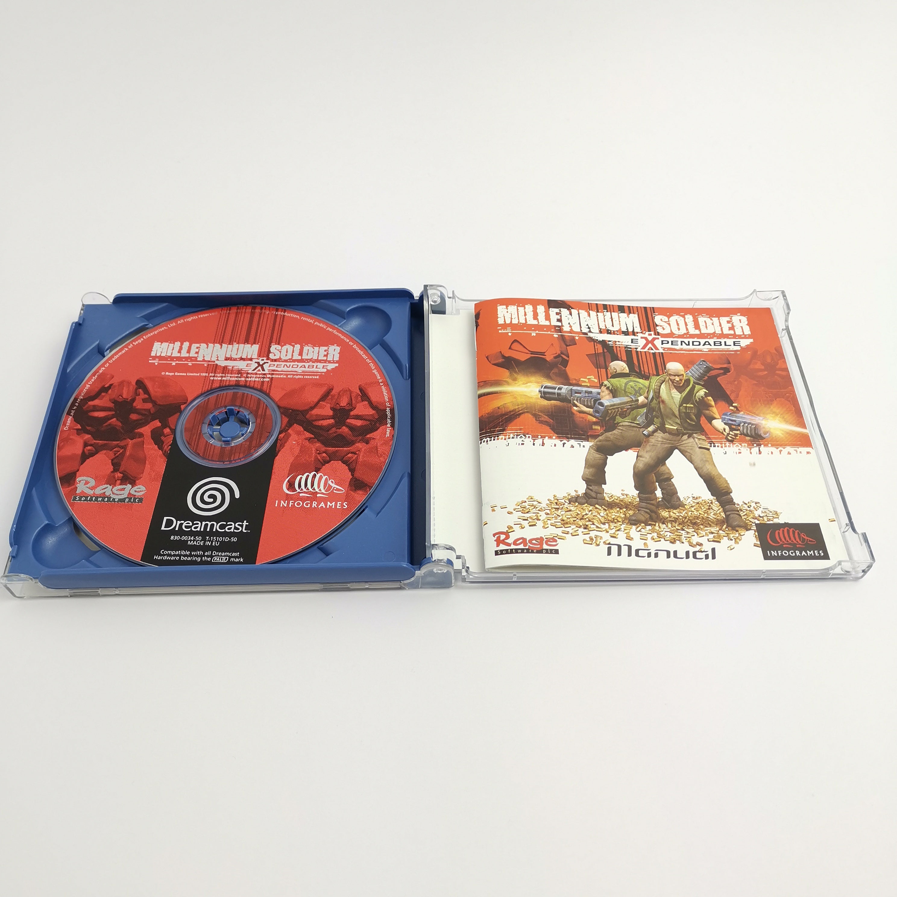 Sega Dreamcast Spiel – Millennium Soldier Expendable PAL OVP