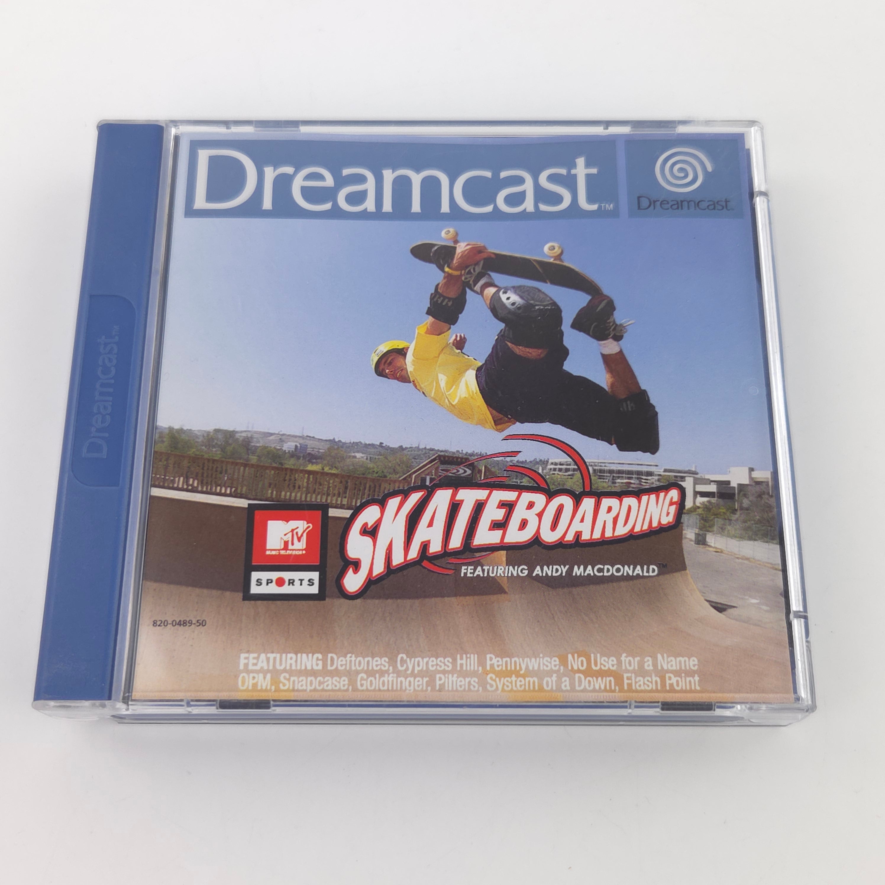 Sega Dreamcast Spiel MTV Sports Skateboarding Andy OVP PAL