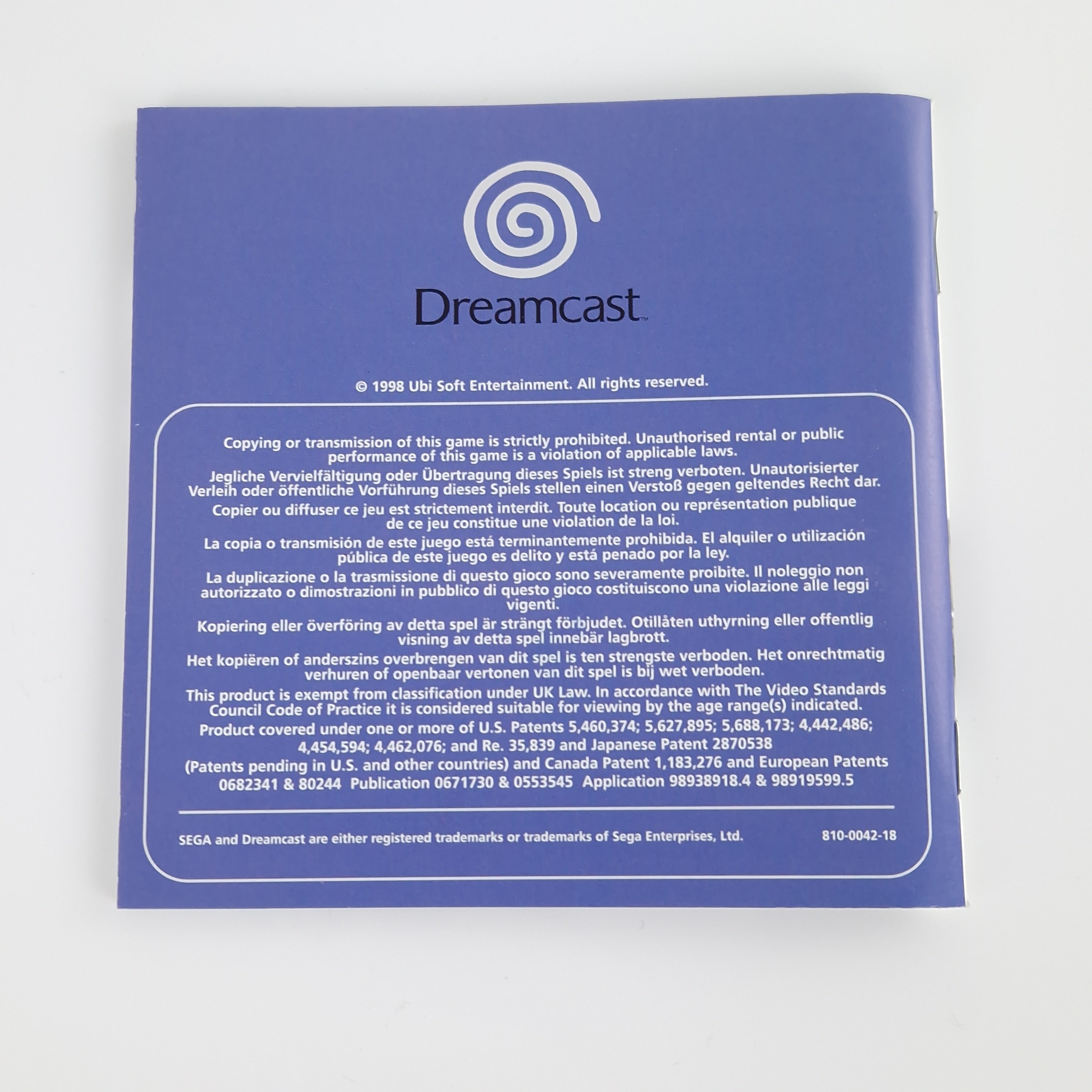 Sega Dreamcast Spiel – Racing 2 Simulation OVP PAL CIB
