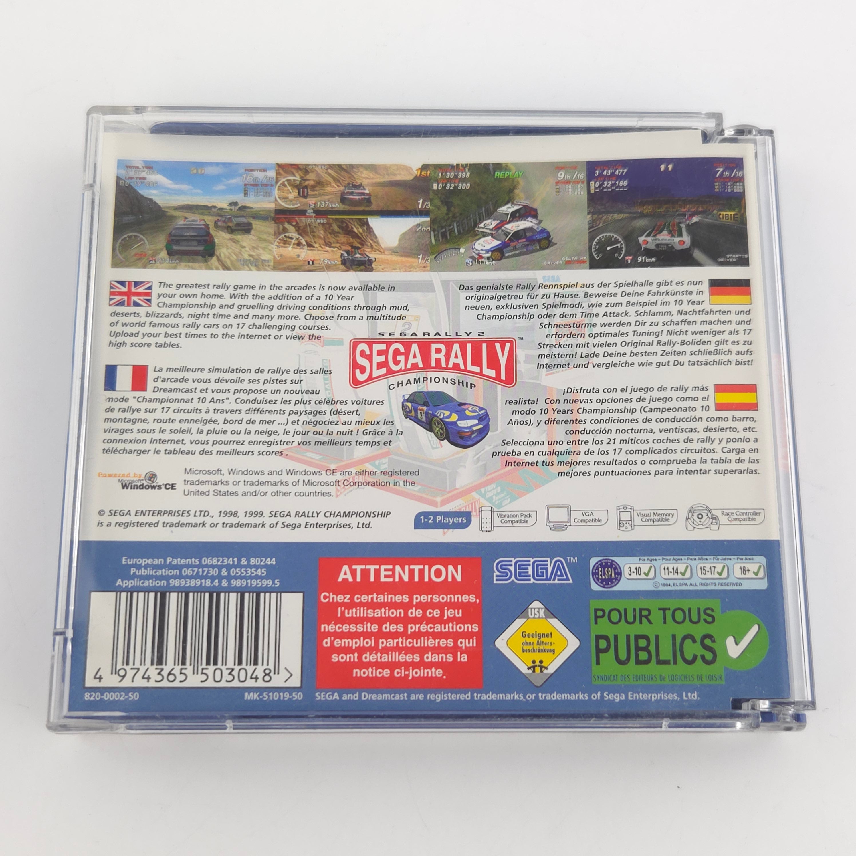 Sega Dreamcast Spiel Sega Rally 2 Championship PAL OVP