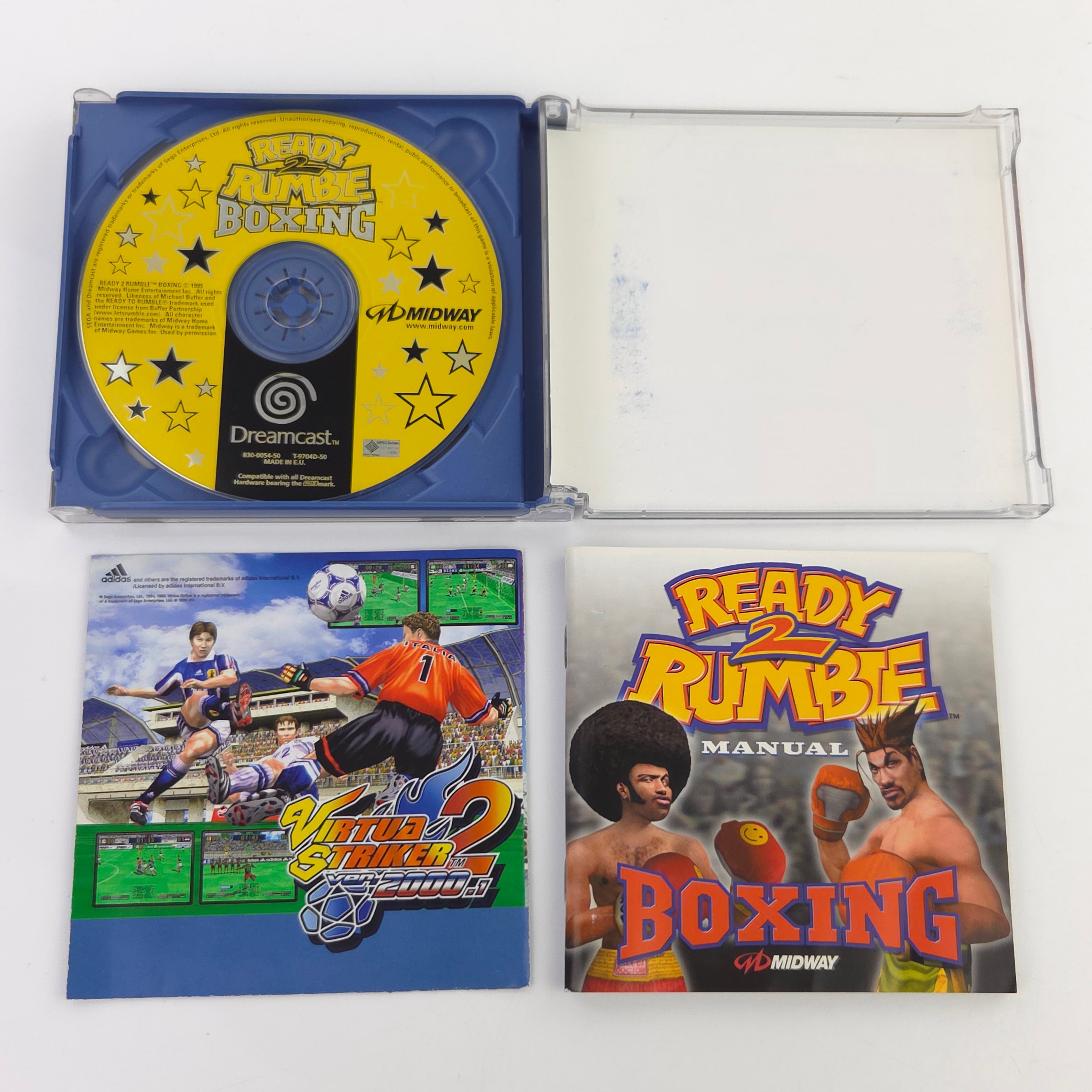 Sega Dreamcast Spiel Ready 2 Rumble Boxing OVP PAL CIB