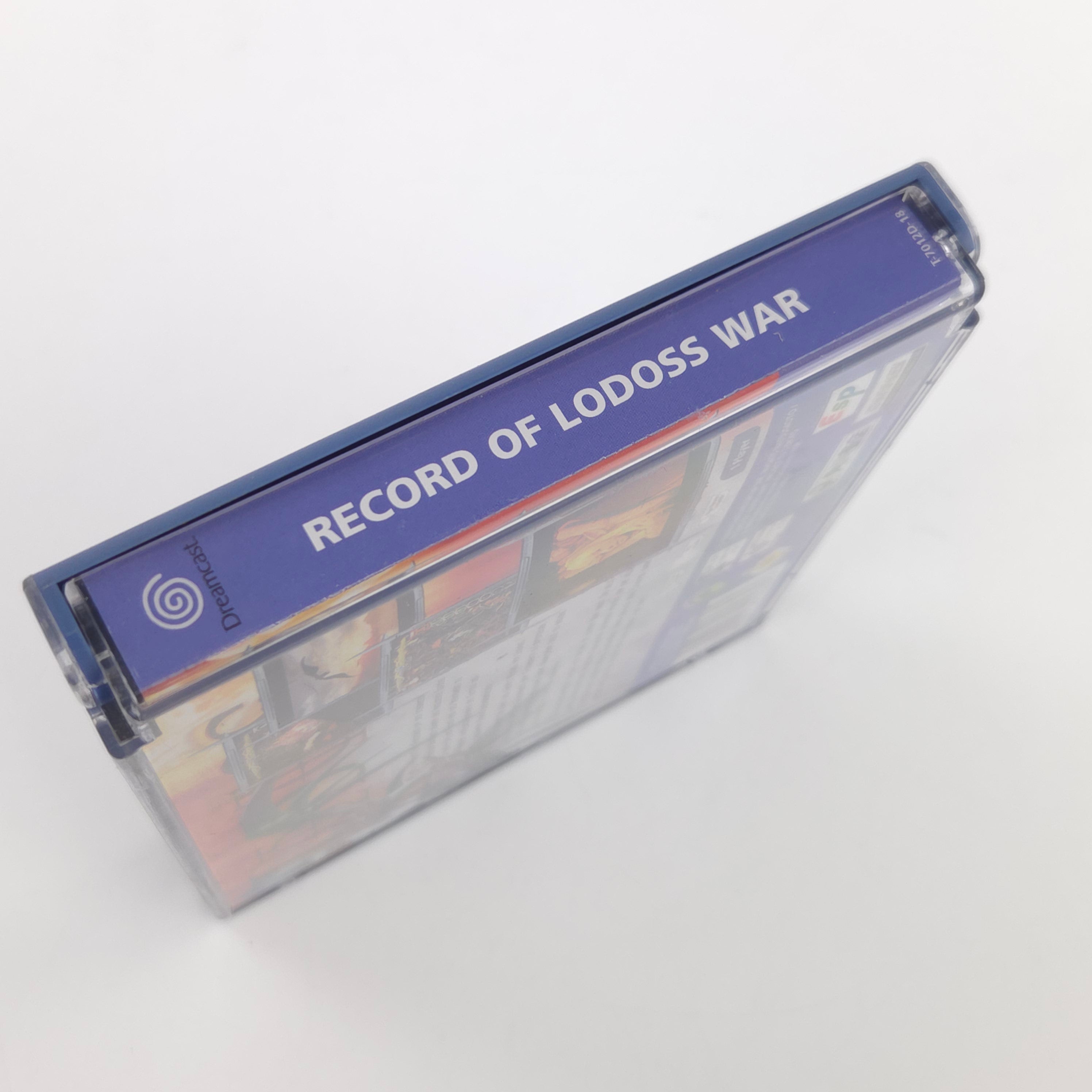 Sega Dreamcast Spiel Record of Lodoss War DC OVP PAL DE