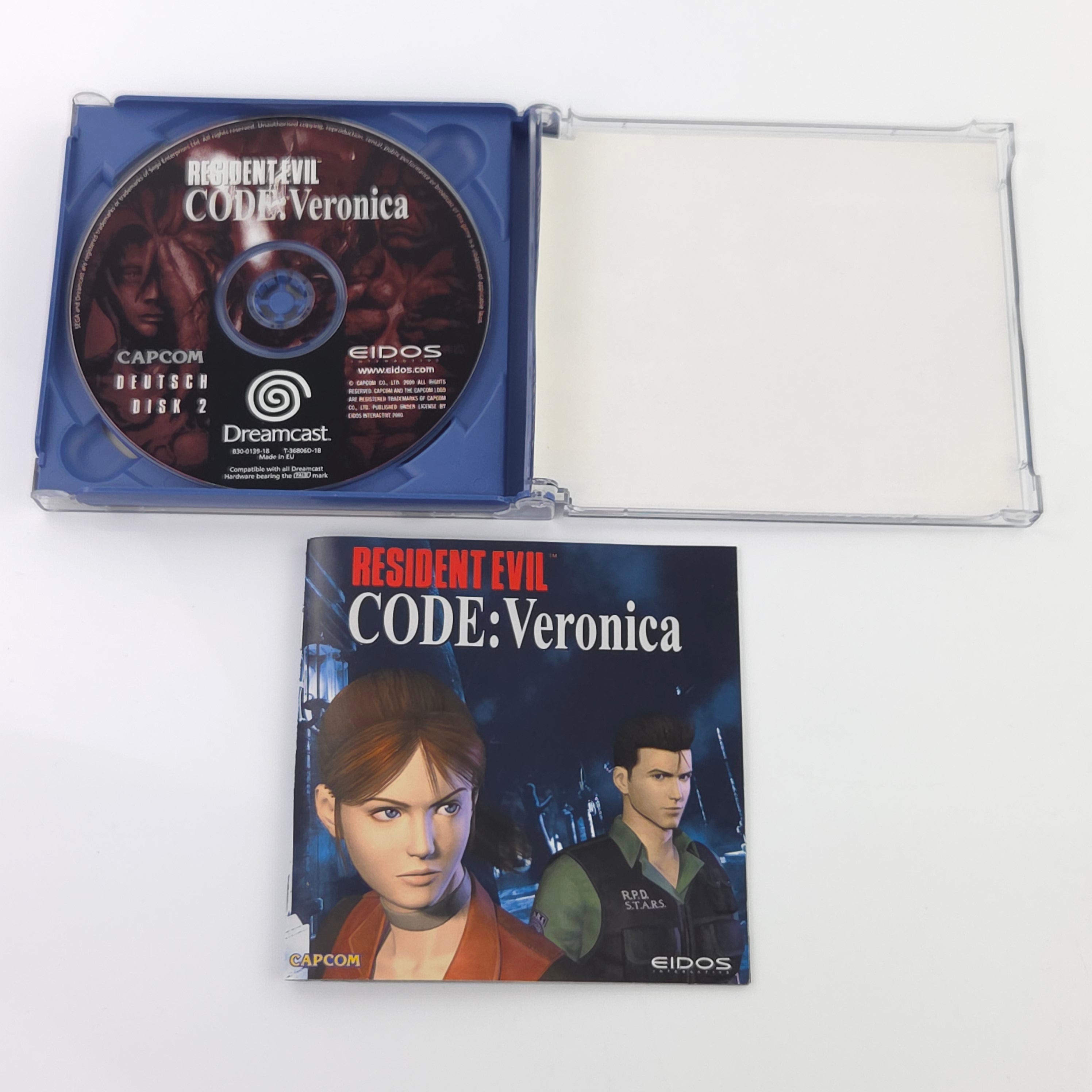 Sega Dreamcast Spiel Resident Evil Code Veronica OVP PAL