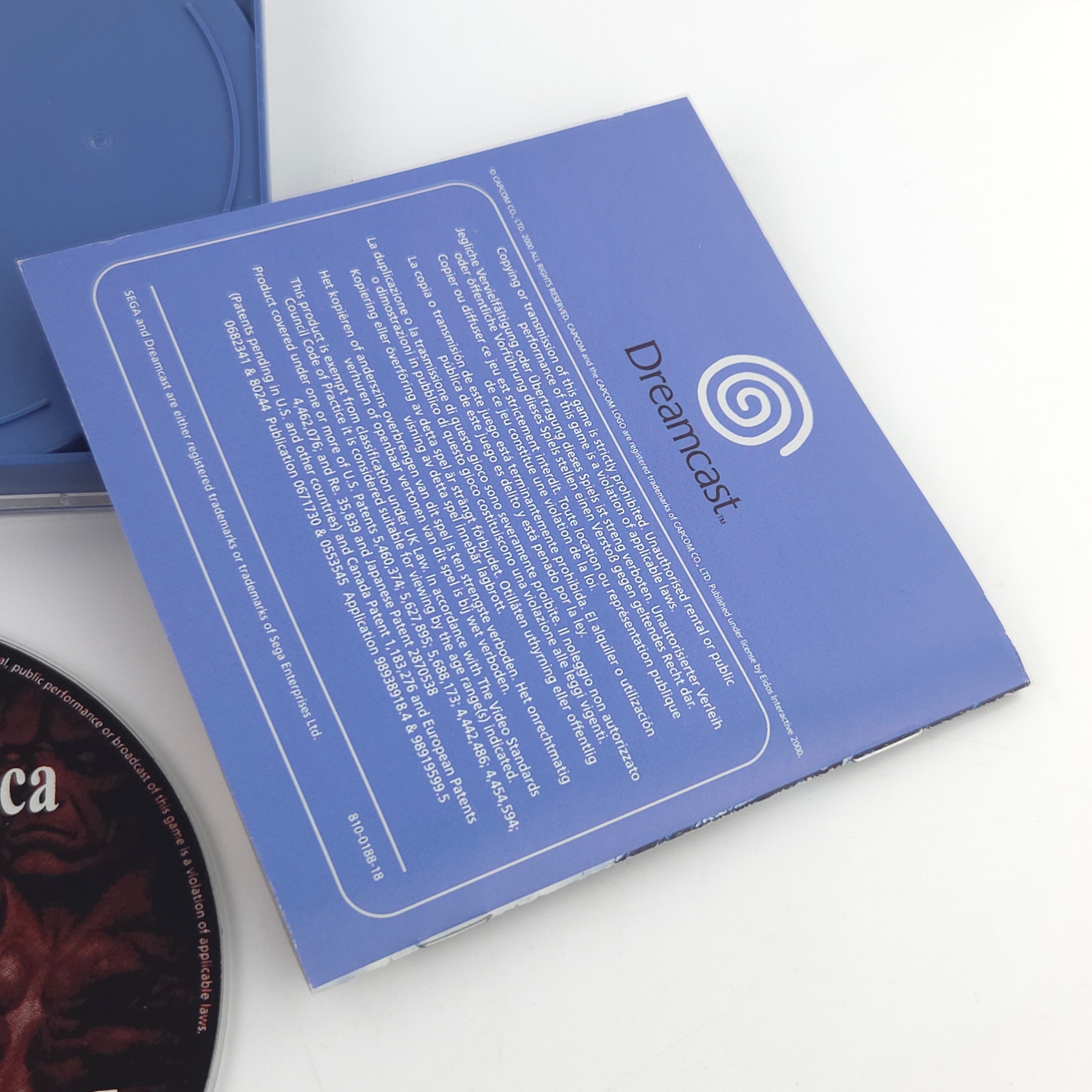 Sega Dreamcast Spiel Resident Evil Code Veronica OVP PAL