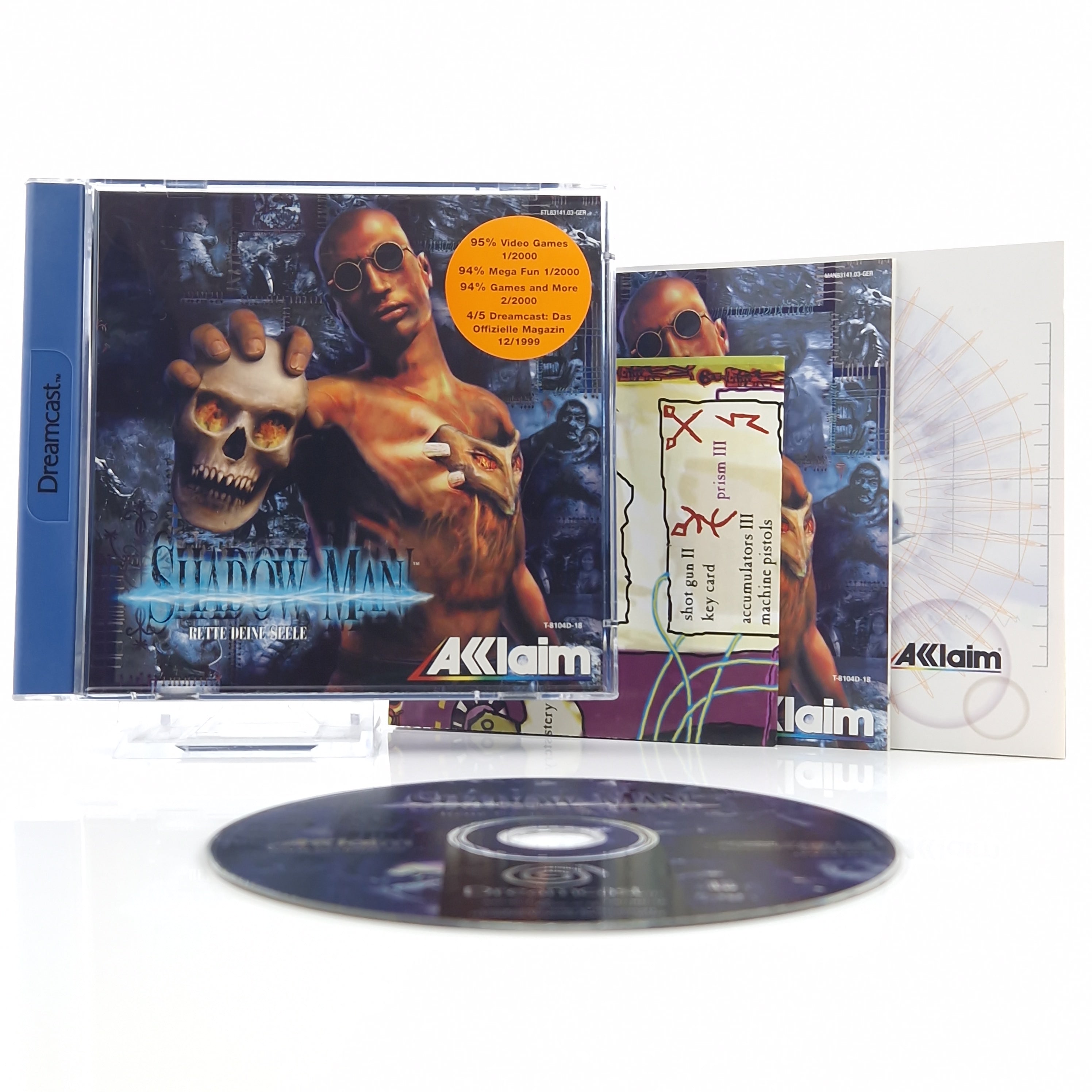 Sega Dreamcast Spiel – Shadow Man Rette deine Seele PAL OVP