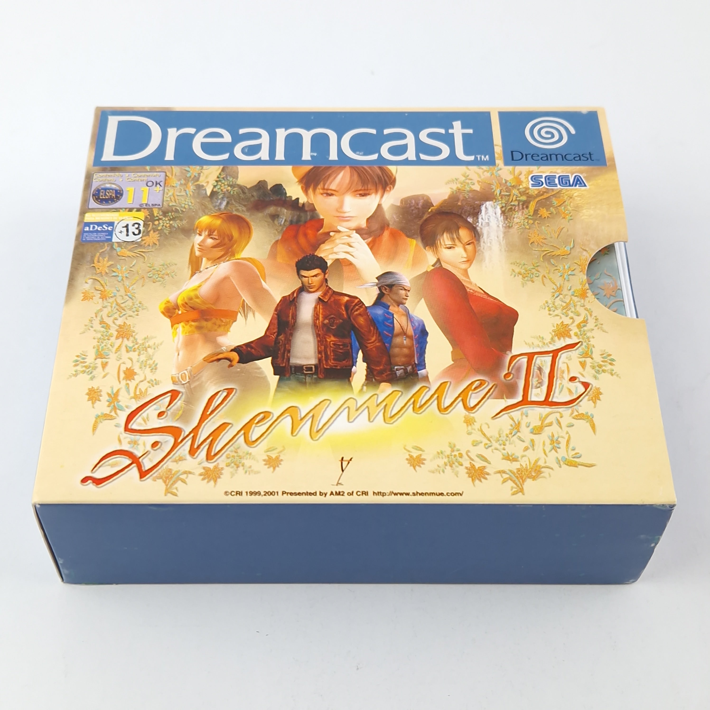 Sega Dreamcast Spiel – Shenmue II (OVP PAL)