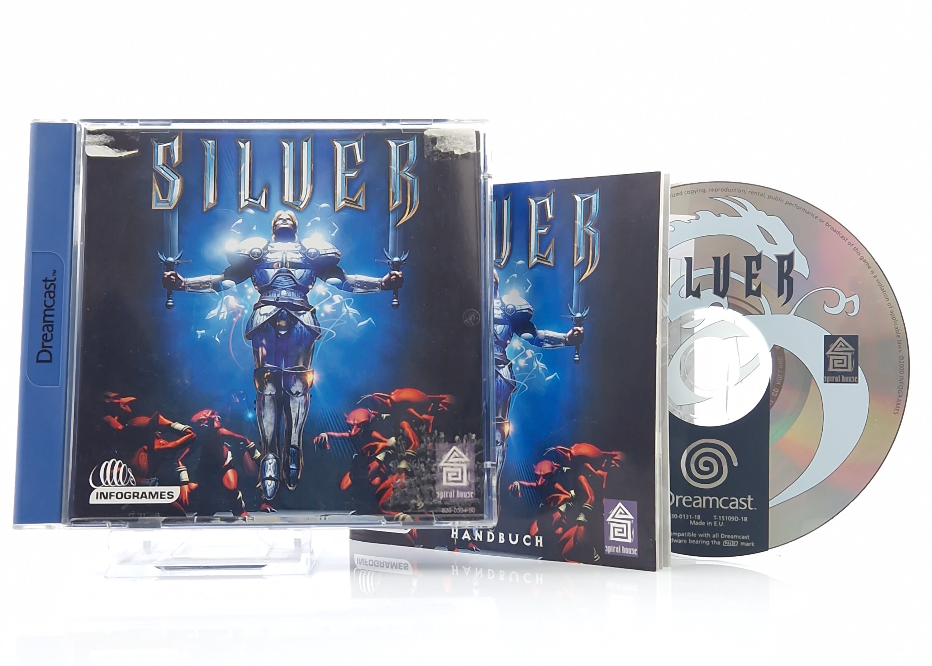 Sega Dreamcast Spiel – Silver OVP CD Anleitung PAL