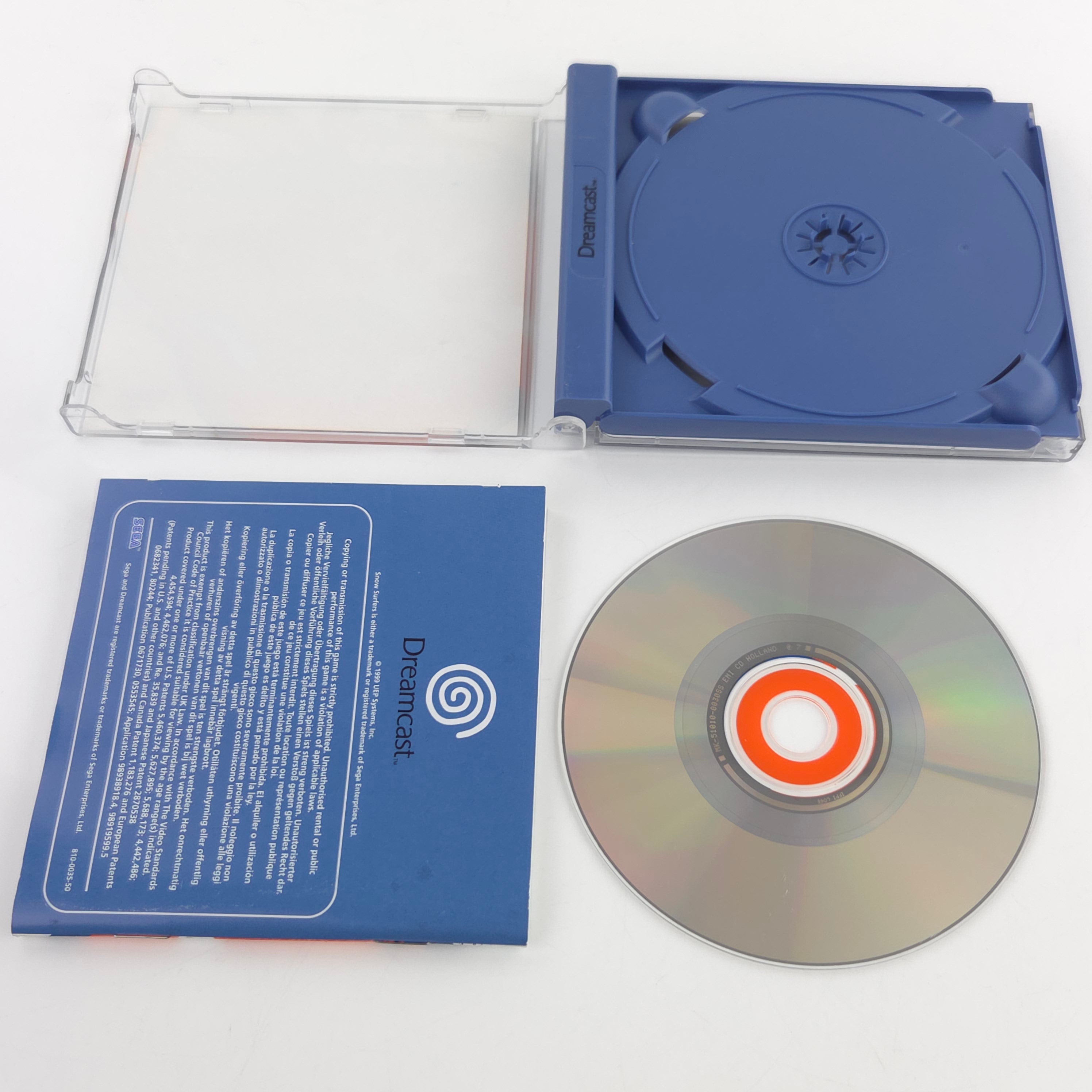 Dreamcast Spiel Snow Surfers OVP CIB PAL EUR CD-ROM