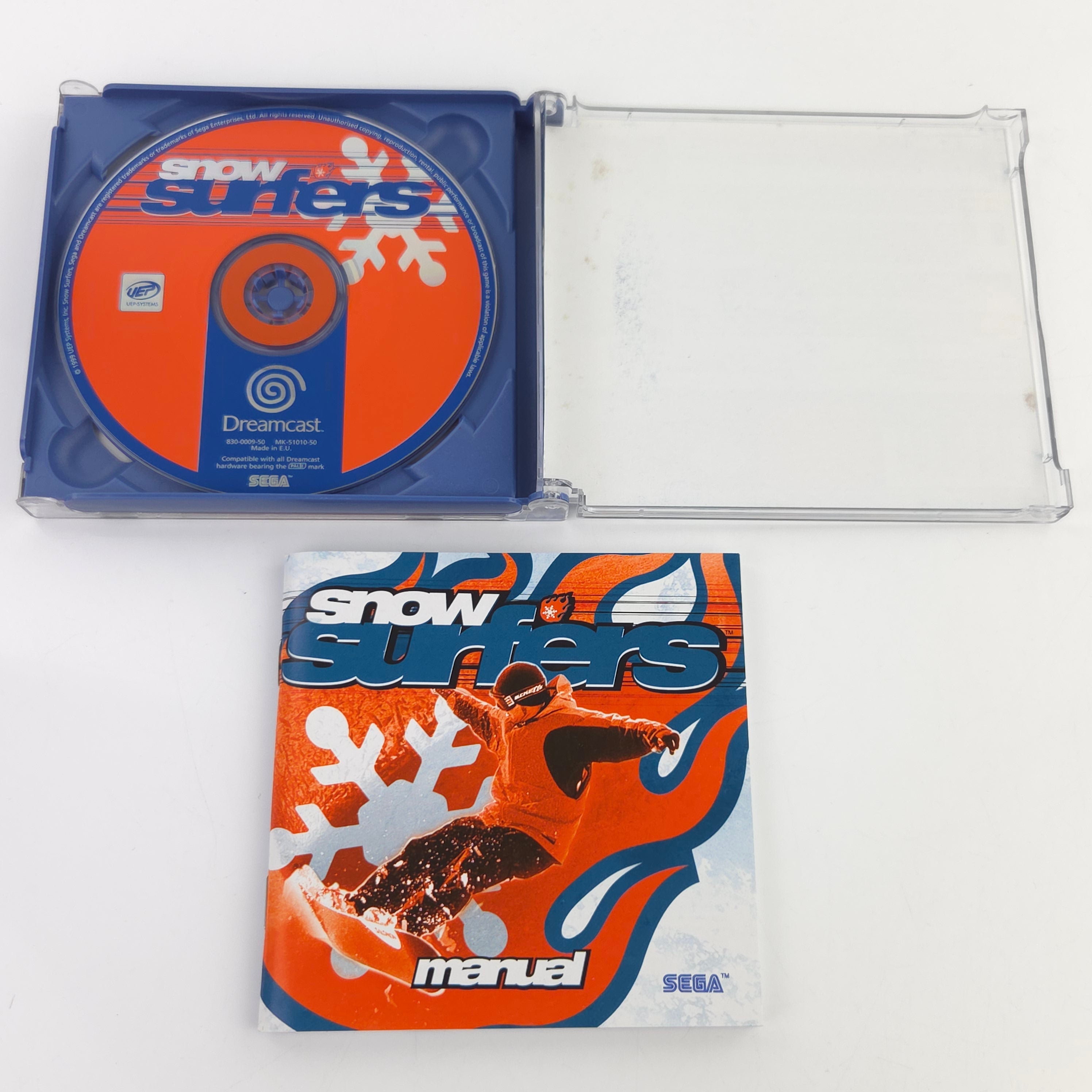 Dreamcast Spiel Snow Surfers OVP CIB PAL EUR CD-ROM