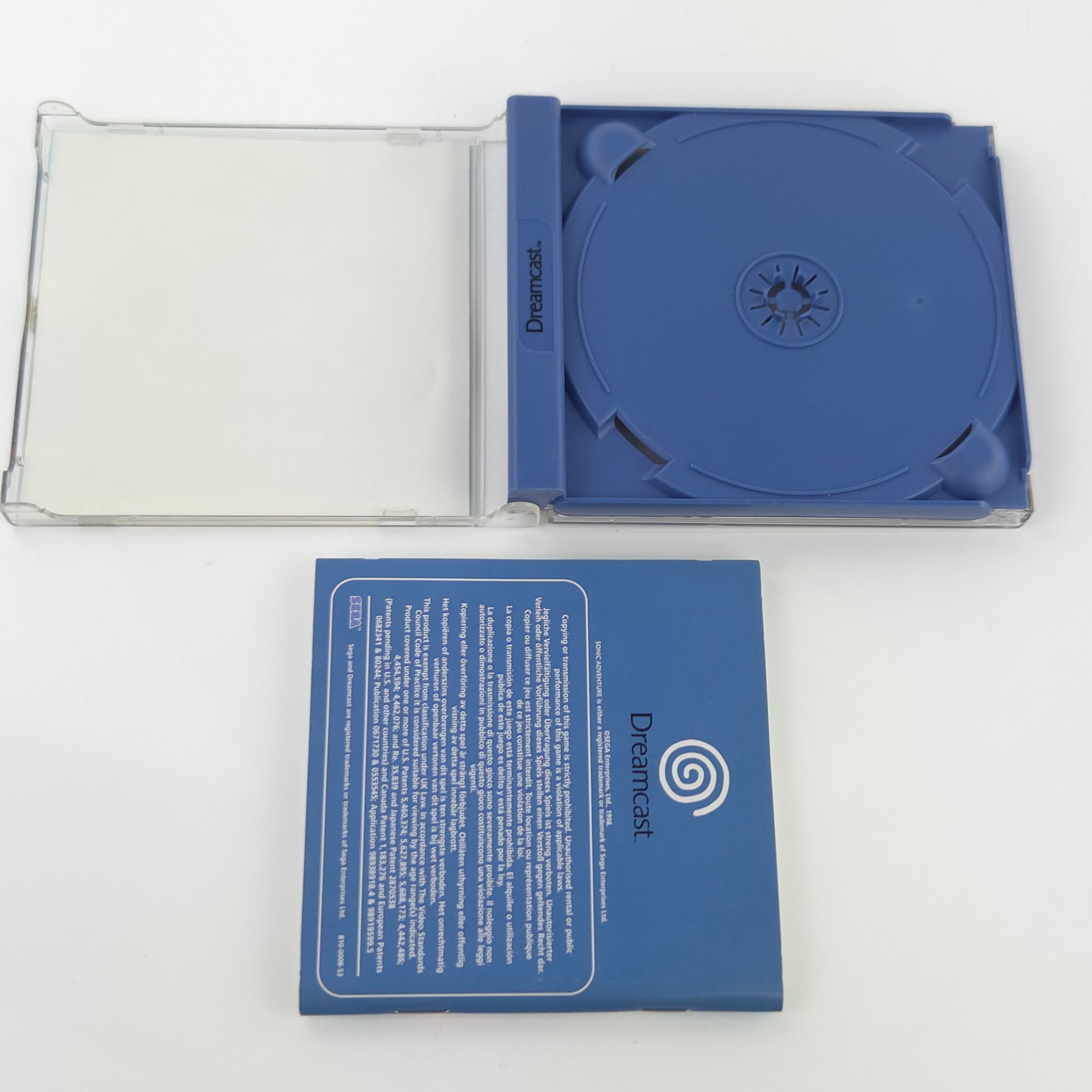 Sega Dreamcast Spiel Sonic Adventure OVP PAL