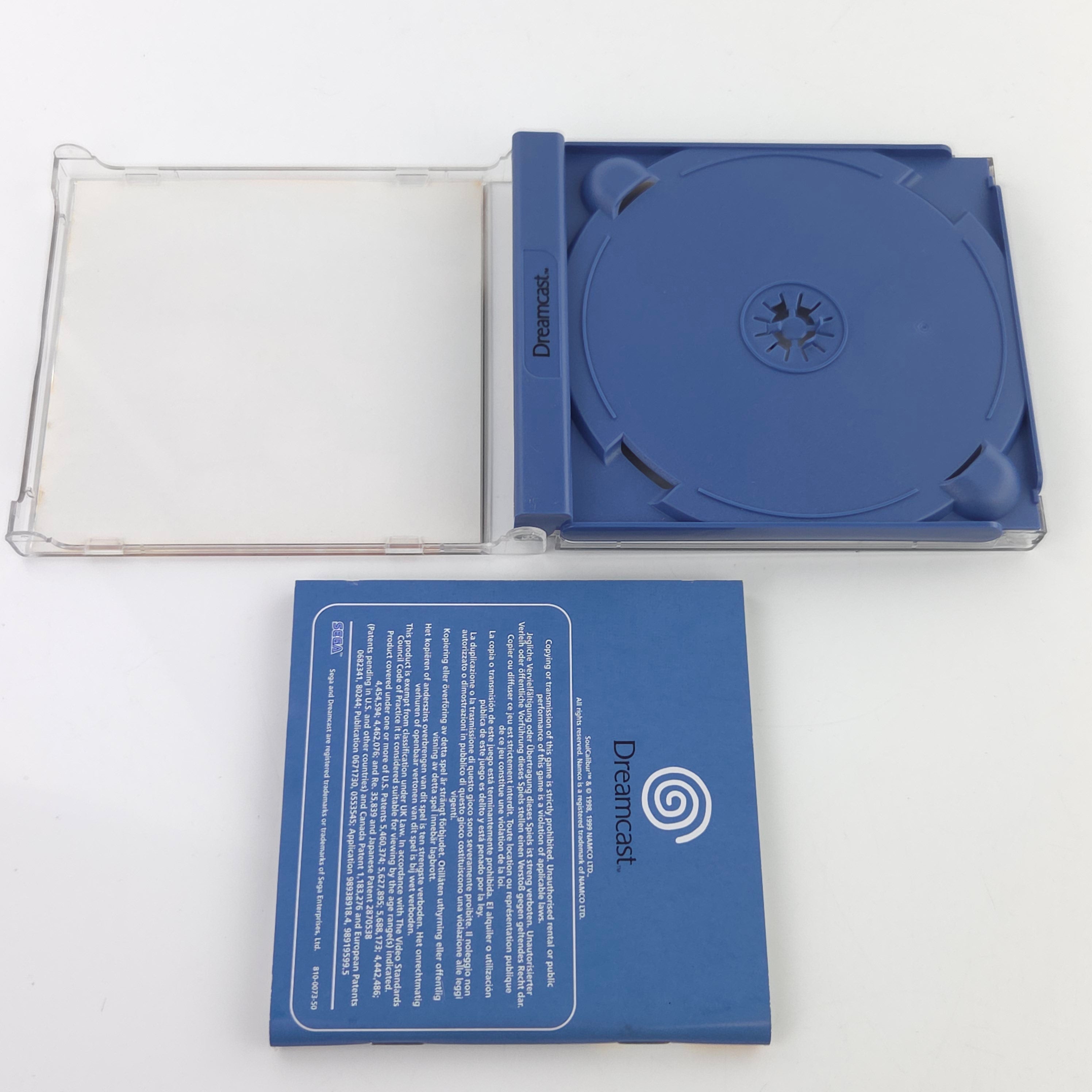 Sega Dreamcast Spiel Soulcalibur PAL DC OVP CIB Namco